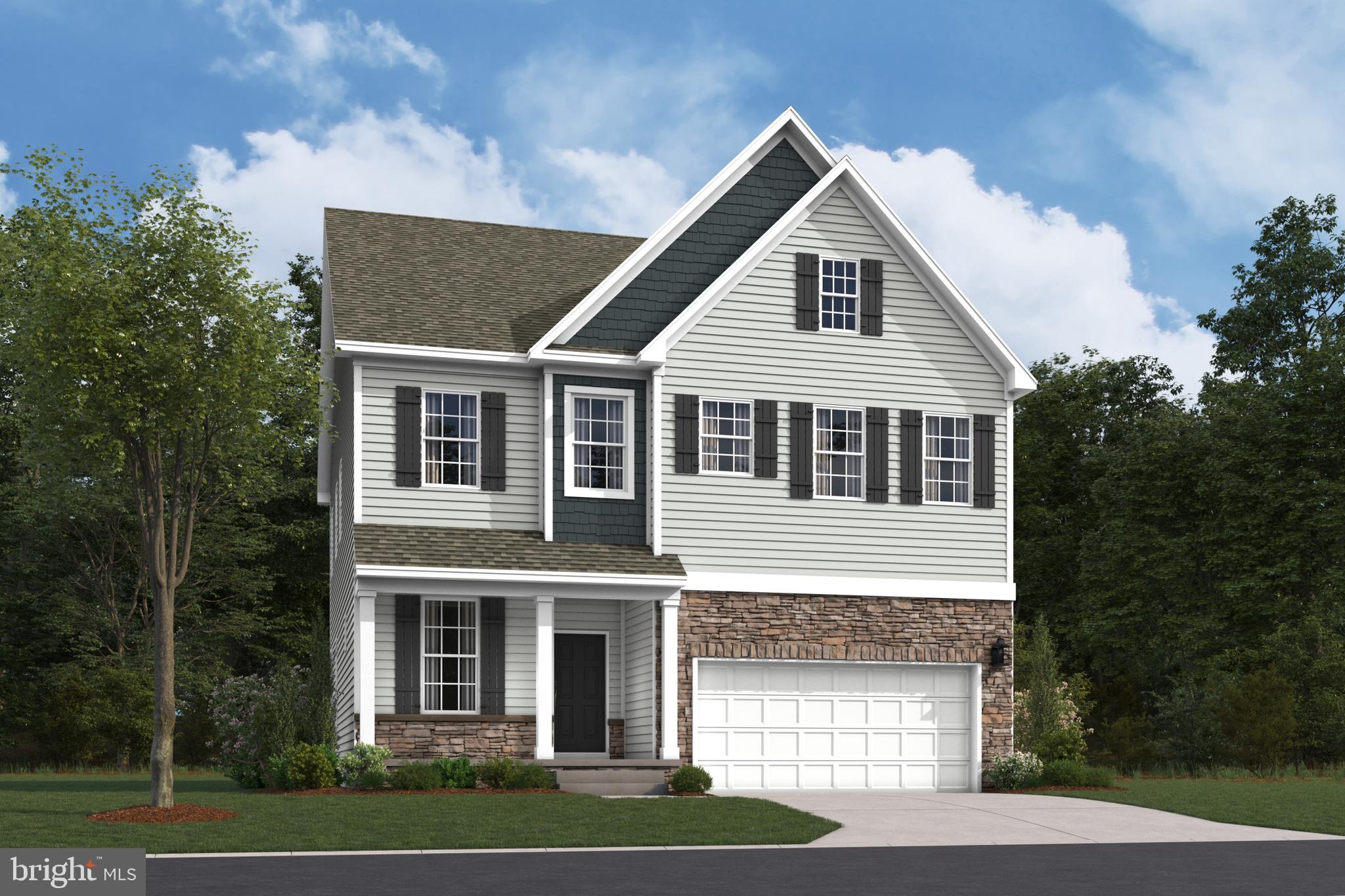 Welcome to The Village at Eskie Park by D.R. Horton, an exclusive new single-family home community located in Eagleville within the Methacton School District. 
This Sorrento floor plan is a thoughtfully designed two-story new construction home offering 2,582+ sq. ft. of living space, featuring 4 bedrooms, 3.5 bathrooms, a two-car garage. and 9-foot ceilings on both the main and second floor. 
The main level offers an open-concept floor plan with a flex room, powder room, great room, dining area, and a large kitchen designed for both everyday living and entertaining. The kitchen showcases a nine-foot  island with quartz countertops, abundant counter space, soft-close cabinetry with dovetail drawers, and gourmet stainless steel appliance package including a four-burner cooktop, double wall oven, built-in microwave vented to the exterior, and dishwasher. 
Upstairs includes four bedrooms, all with walk-in closets. The primary suite features a spacious bedroom, oversized tiled walk-in shower, dual-sink vanity with quartz countertops, private water closet, and a generous walk-in closet. Bedrooms two and three both have their own walk-in closets and share a Jack-and-Jill bathroom with double vanity and a water closet, while bedroom four includes its own private bathroom and walk-in closet, ideal for guests or multigenerational living. A large second-floor laundry room adds everyday convenience.
The unfinished basement offers abundant storage and the opportunity to create additional living space tailored to your needs. A three-piece plumbing rough-in for a future full bath is included.

**This home is a to-be-built. Please call a sales representative for details.
**Photos are representative and not the actual home.  
**3056  Bella Circle   is located at Lot 11