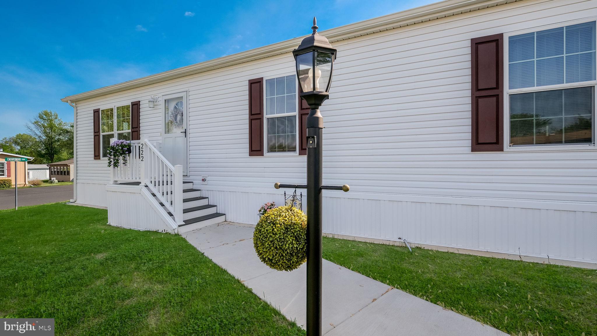 Built in 2025 this stunning home features 3 spacious bedroom, 2 bath with over 1340 square feet of living space! Beautiful vinyl plank flooring, stainless steel appliances in kitchen. Separate laundry room with cabinetry.  Private driveway, Move-in condition!  The Village of Neshaminy Falls is an active adult community offering a huge, newly built spacious state of the art Club House with a  Community room that opens to a covered balcony overlooking the heated inground  pool. The Club House also offers a Library,  Game room, Fitness room with state of the art equipmentand and Pool room  are just a few of the many amenities.  Make your appointment today!