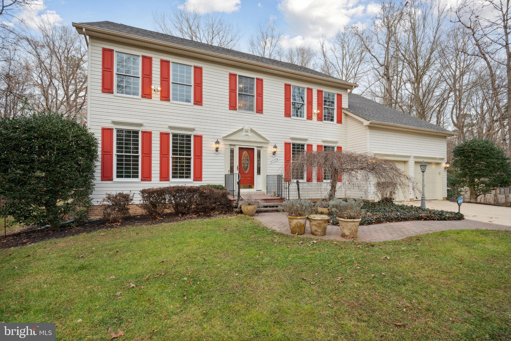 Charming 4 bedroom 2.5 bath Colonial home situated on 2.26 acres of peaceful and private property.  With a large eat-in kitchen with island that flows beautifully into the open family room with wonderful natural light and fireplace. This home boast a large primary bedroom with a large sitting room that could serve as a second office. The dedicate primary bath has a soak tub and double vanity. The main floor office/study offers a peaceful and dedicated place with which to work from home, complete with built in bookshelves and storage. The large backyard complete with screened in porch as well as large rear deck are ideal for any gathering.