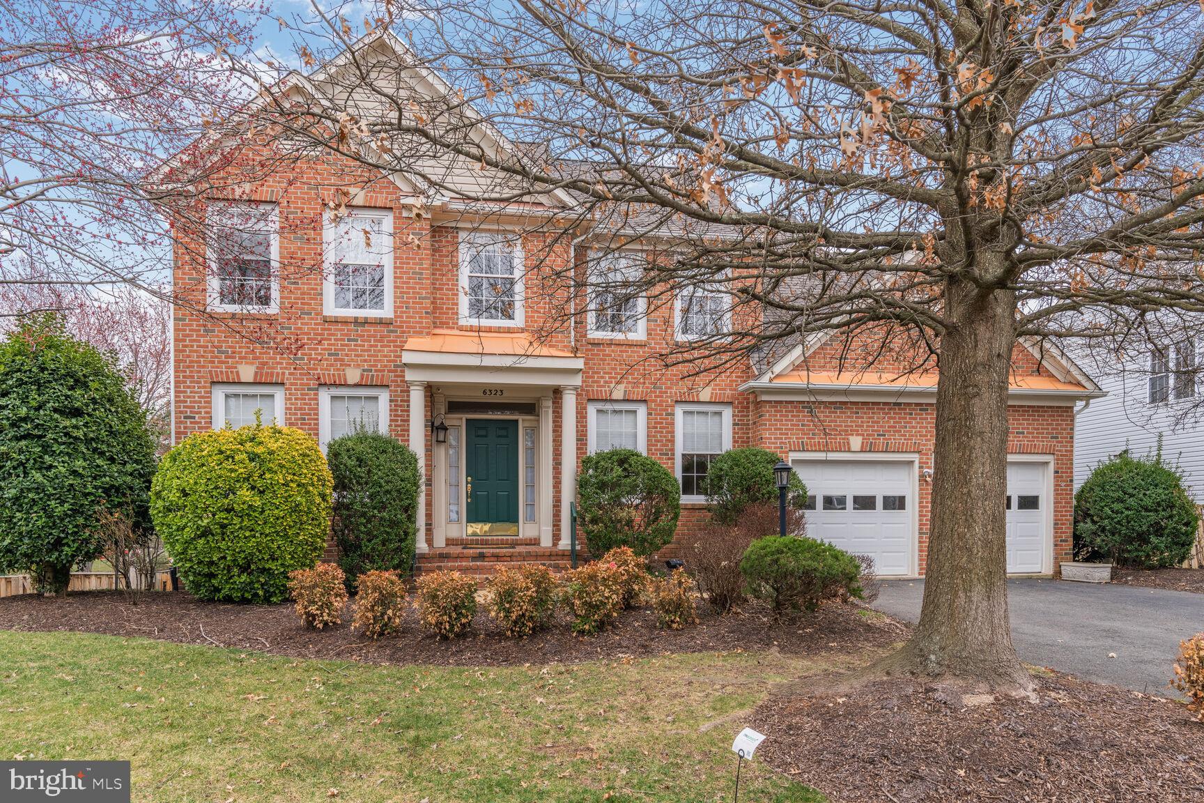 Welcome to 6323 Willowfield Way, a beautiful 5-bedroom brick-front colonial in Springfield’s popular Highgrove. There is a handsome brick stoop and stately portico at the entrance. A 2-story foyer gives an impressive welcome. This grand home is light and bright from all the many windows and has neutral paint tones throughout. Classic hardwood floors grace the main level, stairs to the second level, upper hall and one of the bedrooms. Elegant moldings enhance the formal living and dining rooms off the foyer. The kitchen features Corian counters, a granite top on the center island, a wide sink with a swan-neck faucet and a breakfast area. Step out from there to the oversized deck backing to trees and the fully-fenced rear grounds. Off the kitchen is the large great room with its gas fireplace with marble surround and wood mantel. Upstairs, you’ll find the laundry room with a helpful utility sink for easy convenience. There are 4 spacious bedrooms, one of which could be an office with a counter, built-ins and a glass-paneled door. The hall bath has a tile floor and 2-sink vanity. The dramatic owner’s suite has a soaring cathedral ceiling with a fan plus 3 windows, 2 walk-in closets and a linen closet. Relax in the deep-soaking Jacuzzi tub in the owner’s bath which also has a separate shower and 2-sink vanity. On the lower level, you’ll see the fifth bedroom, a full bath, a massive “bonus room” with lots of recessed lighting that could be a media room or full gym and the big rec room with recessed lighting and lots of windows. Step out from the rec room to the terrific covered brick and slate patio. This fine residence is located super-close to the Metro, all commuter routes, shopping and restaurants.  1 small pet under 40 pounds will be considered with $500 pet deposit. Minimum income to qualify $158,000.