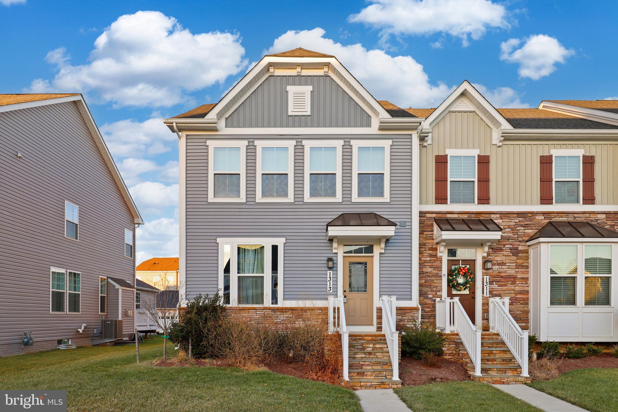 Welcome to your new lifestyle at 1313 Monocacy Crossing Pkwy, nestled in the picturesque town of Brunswick! This end-unit townhome on a Premium lot, boasts over 2400 finished square feet of luxurious living space. The main floor welcomes you with an open layout, seamlessly connecting the living room and kitchen, bathed in ample natural light throughout. The modern chef’s kitchen itself is adorned with a spacious center island, ample cabinetry, and stainless steel appliances. There is a spacious pantry as well. The large eat-in area accommodates a dining room table, complemented by a convenient half bath on the main floor. Ascend to the upper level to discover a generously sized primary suite featuring a walk-in closet and an en-suite bathroom. Completing the upper level are the laundry facilities, two additional bedrooms, and another full bathroom. The lower level presents a versatile spaces, including an office, exercise room, or potential fourth bedroom. A substantial second family room with a gas fireplace and an additional half bathroom, convertible to a full bathroom if desired, round out this level. Outside, an oversized detached 2-car garage and a yard await at the back of the home. The neighborhood offers additional amenities such as a pool, grocery store, restaurants, and an activities center. Conveniently located near the Marc train, major commuter routes, the C&O Canal, the Potomac River, and the city of Frederick, this residence provides the perfect blend of comfort and accessibility. Don't miss the opportunity to tour this beautiful house!