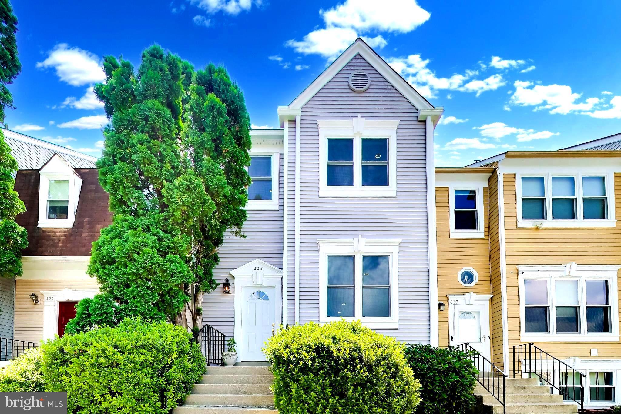 Welcome to 835 Flagler Drive, a beautifully updated 4-bedroom, 2.5-bath townhome that has been thoughtfully renovated from top to bottom with high-quality improvements inside and out. Move-in ready and meticulously maintained, this home offers the perfect combination of modern updates, comfort, and convenience. An added bonus is the home's two assigned parking spaces, providing dedicated parking just steps from your front door.

The freshly painted interior features brand-new carpeting throughout, updated bathrooms with new vanities, and an updated kitchen with granite countertops. The home is illuminated by newly installed dimmable HALO 6-inch ultra-thin canless recessed LED lighting throughout, allowing you to choose from five different color temperature settings to create the perfect ambiance for any occasion.

The finished walkout lower level provides a versatile fourth bedroom, recreation room, home office, or guest space, with direct access to the backyard through a new rear door installed in 2024.

Extensive exterior improvements provide exceptional value and peace of mind. In 2024, the roof, all windows, gutters, siding, and the walkout basement door were replaced. The Thompson Creek replacement windows include a transferable 15-year warranty. A new front door, new Long Fence front railing, and a new fully fenced backyard further enhance the home's curb appeal and functionality. In 2023, the rear deck was completely rebuilt using low-maintenance composite decking, creating the perfect space for relaxing, entertaining, or enjoying your morning coffee.

Ideally located near shopping, restaurants, parks, and major commuter routes, this turnkey home offers easy access to everything the Kentlands, Downtown Crown, Rio, and the surrounding Gaithersburg area have to offer. With four spacious bedrooms, 2.5 updated bathrooms, two assigned parking spaces, and an impressive list of recent upgrades, this is a home you won't want to miss.