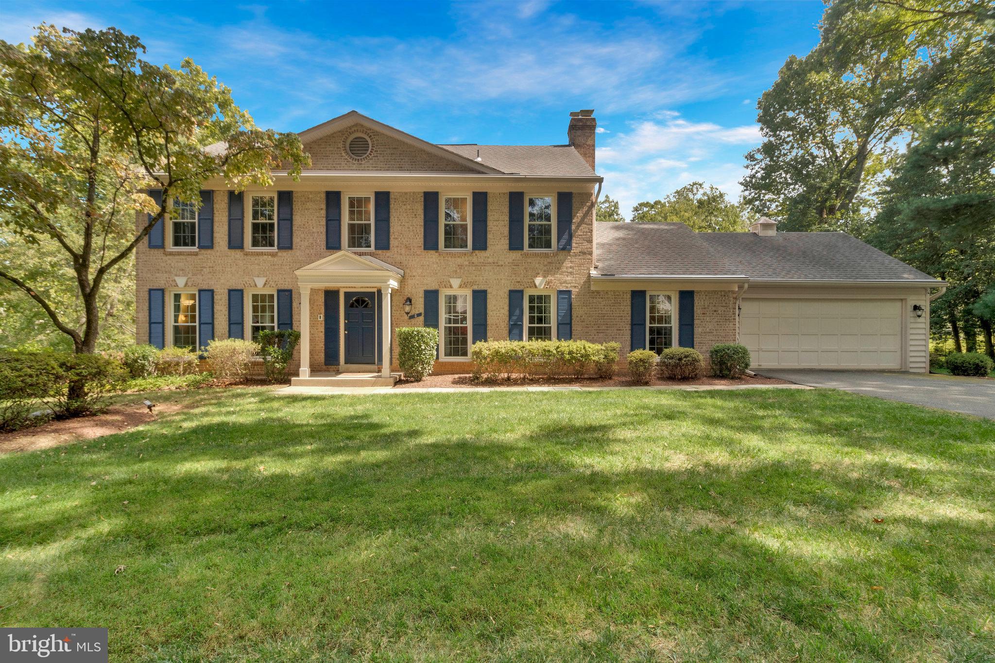 Spacious colonial nestled in on a 1+ acre cul-de-sac lot!  This impressive brick colonial offers an exceptional blend of space, comfort, and modern amenities. Step inside to find an open and inviting floor plan. The main level features a sun-drenched kitchen with a bump-out addition, perfect for entertaining. Cozy up by the fireplace in the family room or enjoy formal dining in the elegant dining room. A convenient laundry area and mudroom complete the first floor. Upstairs, the primary suite is a true retreat with ample space and a private full bath. Three additional generously sized bedrooms and a shared full hall bath provide plenty of room for family or guests. The finished basement offers versatile living space, including a fifth bedroom and full bath, making it ideal for a home office or guest quarters. Step outside to your private oasis, featuring a brick patio and expansive deck, perfect for outdoor gatherings and relaxation. 
Enjoy the convenience of nearby Rockville and North Bethesda, offering a wide range of shopping, dining, and entertainment options. Don't miss this opportunity to make this beautiful colonial your new home.