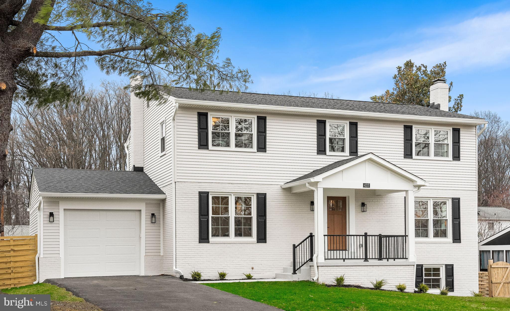 Welcome to this stunning custom renovation in the Town of Vienna! This 5-bedroom, 3.5-bath Colonial home boasts quality construction and meticulous attention to detail throughout its almost 3,400 sq. ft. 

An inviting foyer leads to an elegant living room and a grand dining room with custom wall detail. The new oak hardwood floors are running throughout the open floor on the entire main level.

As the heart of the home, the kitchen is a showstopper. A blend of custom cabinetry, stainless steel GE Café appliances, porcelain backsplash and a huge island with Taj Mahal quartz countertop, the kitchen would make most gourmet chefs envy. The well-designed space provides not only for great family dinners and celebration gatherings, but also for effortless everyday meal prep and after school homework. The private Trex deck, accessed by sliding door off the dining room enables alfresco dinners against the green backdrop of the serene backyard.  

Adjacent to the kitchen, the family room enhances the home’s gathering space with its sleek ceiling design. The powder room, the custom-built mudroom connecting to the attached garage complete the main level.

On the upper level, the primary bedroom suite features an oversized custom walk-in closet, a ton of windows and a spa-like en-suite bathroom. The luxurious shower, double vanity with custom quartz top, and the heated floors provide a lavish, yet functional experience. The three additional bedrooms with hardwood floors share a full hallway bathroom complete with a soaking tub and dual vanity with marble countertop.

The fully finished lower level offers another bedroom, spacious rec room, new luxurious bathroom with a large walk-in shower, recessed lighting, a wet bar area and a custom fireplace surround. 

Sitting on a quiet street, this home is walking distance to restaurants and shops on Church Street and Maple Avenue. Conveniently close to parks and sought-after schools, 437 Glyndon Street is a prime example of effortless living for the most discerning buyer. No HOA.
