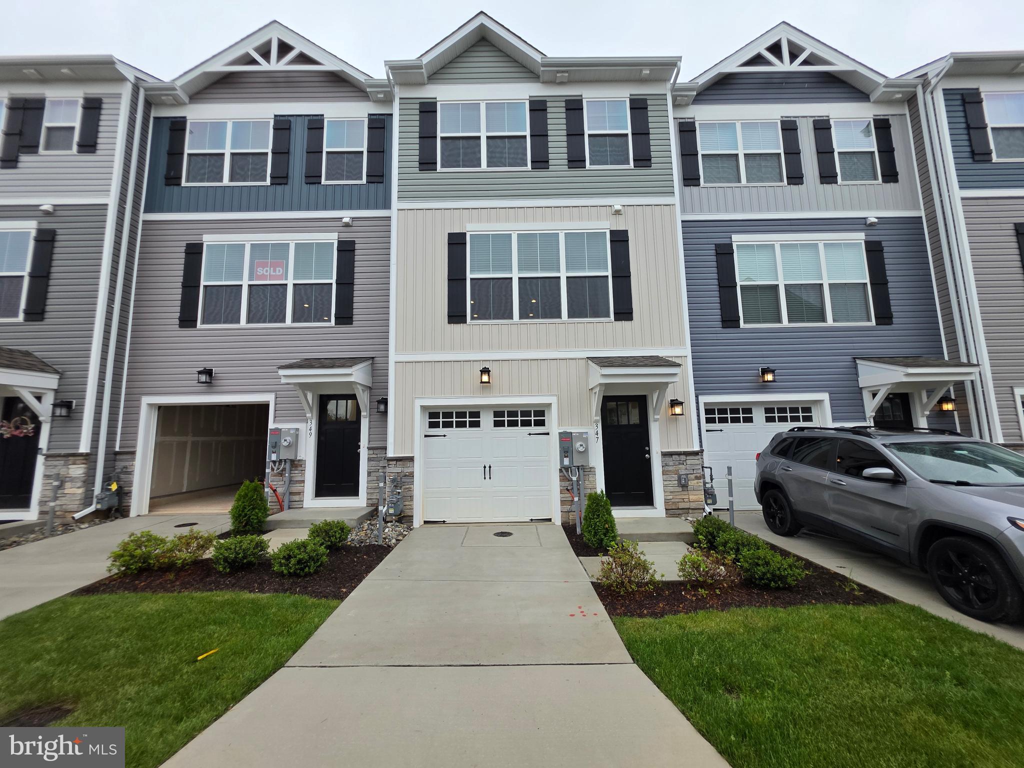 IMMEDIATE MOVE IN AVAILABLE! NEW CONSTRUCTION TOWNHOME BY WARD COMMUNITIES LOCATED AT 375 TUMBLERS WAY, JOPPA, MD 21085! THIS IS ONE OF THE LAST REMAINING QUICK MOVE-IN HOMES AVAILABLE IN THIS COMMUNITY OF ONLY 59 HOMESITES AND IS READY FOR IMMEDIATE DELIVERY! THESE ARE BRAND NEW OVERSIZED 1 CAR GARAGE TOWNHOMES LOADED WITH ALL OF TODAY’S MOST POPULAR AMENITIES AND OVER $30,000 IN OPTIONS! FEATURING 3-4 BEDROOMS, 2 FULL BATHS, 2 HALF BATHS AND A SPACIOUS 19FT 9IN X 11FT GARAGE, THIS HOME OFFERS FLEXIBILITY WITH A LOWER LEVEL THAT CAN BE USED AS A 4TH BEDROOM OR DEN! ENJOY 9 FT CEILINGS, CEILING FAN ROUGH-INS THROUGHOUT, FRESH NEUTRAL PAINT, CUSTOM WINDOW BLINDS, AND A 4' X 3' COMPOSITE DECK WITH STEPS TO THE BACKYARD! THE GORGEOUS CHEF’S KITCHEN INCLUDES CUSTOM CABINETS, SUBWAY TILE BACKSPLASH, AND A BRAND NEW STAINLESS STEEL APPLIANCE PACKAGE! UPPER LEVEL FEATURES UPGRADED CARPETING AND PADDING, A CONVENIENT 3RD LEVEL LAUNDRY ROOM WITH ELECTROLUX APPLIANCES, AND CUSTOM CLOSET BUILT-INS IN ALL BEDROOMS! LOW MAINTENANCE LIVING PERFECT FOR BUSY PROFESSIONALS OR ANYONE LOOKING FOR A COZY, AFFORDABLE LIFESTYLE WITH WATER ACCESS NEARBY! LOCATED ADJACENT TO AN ESTABLISHED SINGLE FAMILY COMMUNITY AND WITHIN WALKING DISTANCE TO MARINER POINT PARK FOR BOATING, FISHING AND OUTDOOR RECREATION! CONVENIENTLY LOCATED NEAR RT 40, RT 7 AND I-95! 100% FINANCING AVAILABLE! CASH, CONVENTIONAL AND VA FINANCING ACCEPTABLE (NO FHA CONTRACTS), SPECIAL FINANCING INCENTIVES AVAILABLE WITH USE OF BUILDER’S PREFERRED LENDER AND TITLE COMPANY WITH 30 DAY FINANCING AND 10 DAY CASH SETTLEMENT OPTIONS! ALSO A GREAT OPPORTUNITY FOR INVESTORS LOOKING TO ADD TO THEIR RENTAL PORTFOLIO! PLENTY OF EXTRA GUEST PARKING RIGHT ACROSS THE STREET FROM THE UNIT! BUILDER WARRANTY INCLUDED FOR PEACE OF MIND! STOP RENTING AND START BUILDING GENERATIONAL WEALTH TODAY! VIEW THE 10 MINUTE YOUTUBE WALK & TALK VIRTUAL TOUR BY CLICKING THE VIRTUAL TOUR LINK (SOME SITES HIDE IT SO KEEP LOOKING)! SCHEDULE YOUR SHOWING TODAY BEFORE THIS ONE IS GONE TOMORROW!