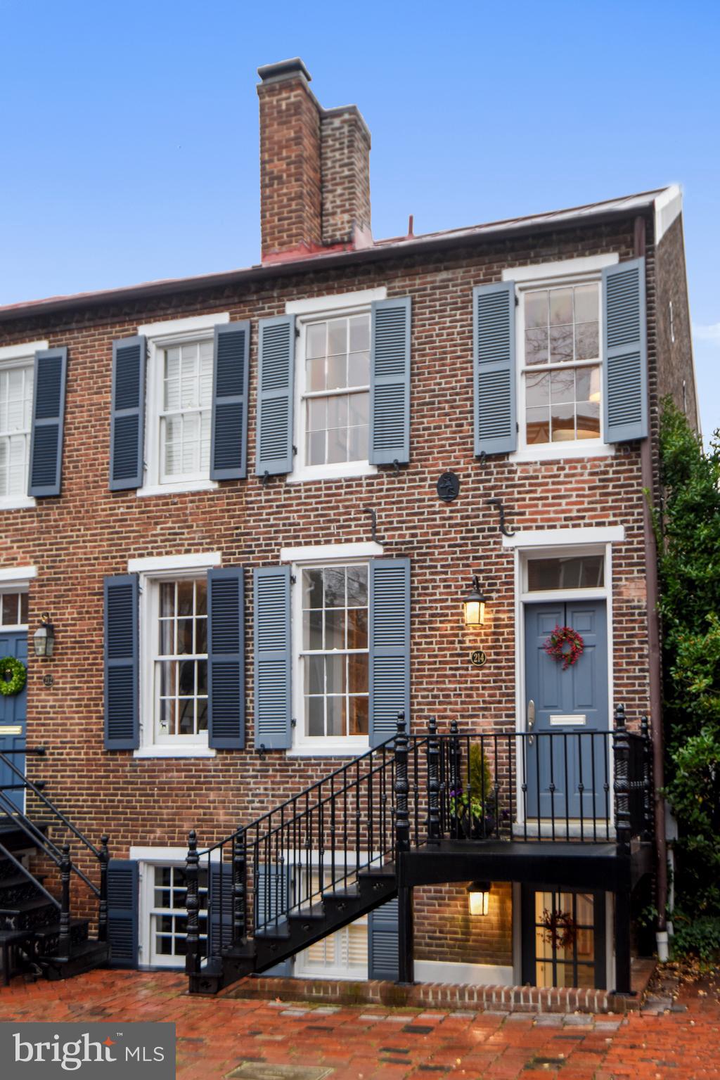 Originally built in 1820, this exceptional property has been gutted down to the studs on the interior and, along with the original historic exterior, has been meticulously renovated, repaired and structurally reinforced from 2014-2017 by its present owners. With respect for the integrity of the historic property, it has been brought up to today's standards in design, style and comfort.  A complete summary of the rehabilitation of the Exterior and Interior are included in the Document Section of Bright.  Included in the summary are the Structural Reinforcements including the exterior brick walls and chimney being reinforced with mortar applied between the exterior and interior brick walls, the reinforcement of the structural framing of the staircase to accommodate a new open stairwell, the demolition of the main floor down to the structural framing to then build a new utility and laundry room, half bath, dining and open kitchen and family rooms and the demolition of the upper two floors to include the creation of an alcove in the living room, custom-built walk-in closets, as well as French doors to create rear walls at all three levels.  Exterior work includes the replacement of the gas line and meter, underground water supply line, electric supply line and the reconfiguration of the original sewer line to insure proper drainage.  Interior renovations include all plumbing, lighting, electric and HVAC systems, gourmet kitchen and baths as well as the removal, refinishing and reinstalling of the original heart pine floors.  No stone has been left unturned in the transformation of this exceptional property!Parking on the first five blocks of Lee Street is unique in that it is allowed on one side only. This serves as a deterrent to visitors roaming for paid parking.  Residents with quadrant 1 stickers park 24/7. If garage parking is a preference, a monthly lot is a three-minute walk from the property.   The sellers will pay for parking for one year. Alexandria   and Old Town, in particular   is known for its many events throughout the year.  The Scottish Christmas Walk, George Washington Birthday Parade, St. Patrick's Day Parade and the Historic Alexandria Homes Tour are examples of fun ways to celebrate the holidays in Old Town... and then there is Halloween! Trick-or-Treat on Lee Street is a fun and festive event which features residents of Lee Street decorating their homes and dressing for the occasion to the glee of the trick-or-treaters.