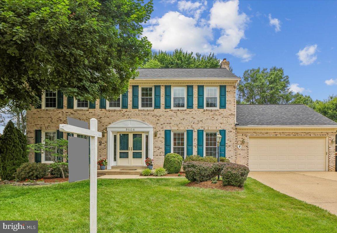 Welcome to 9804 Dansk Ct.  A Beautiful 5 BR 3.5 BA brick front colonial Williamsburg model (one of the largest models) in sought after Somerset South, perfectly positioned on a quiet cul- de- sac with strong curb appeal, a level, fully fenced backyard with landscaping and a deck.
A double door entry opens into a spacious foyer, setting the tone for the generous scale and natural flow throughout the home.  The foyer opens to a formal Living Room and Dining Room, a home office, family room, half bath, and then the kitchen. The Laundry has direct access to the two-car garage.
The heart of the home is the bright kitchen, thoughtfully designed with double ovens, abundant cabinetry, expansive prep areas, and room for a large table. Flooded with natural light, this inviting space features sky lights and sliding glass doors leading to the rear deck, creating an easy indoor outdoor lifestyle.
The first floor family room with hardwood floors and a classic brick fireplace, has access to the deck and offers warmth and charm for gatherings year round. 
 Upstairs, the bedroom level features a large primary suite with updated bath, walk-in closet and dressing area plus generously sized secondary bedrooms and additional bath.
The finished basement expands your living space with a recreation room (with access to back yard), perfect for media, fitness, hobbies, or play, a fifth bedroom and full bathroom, an additional office or hobby room, a darkroom, a large cedar closet, and an abundance of storage space.
Updates include paint and carpet (2026), hot water heater (2025), HVAC (2023), Roof (2020), Primary Bath (2021), interior doors, sliding glass doors and more.
Somerset South is in the Olde Creek, Frost, Woodson High School pyramid and is convenient to George Mason University, Inova Fairfax Hospital, shopping, Metro and major commuter routes.