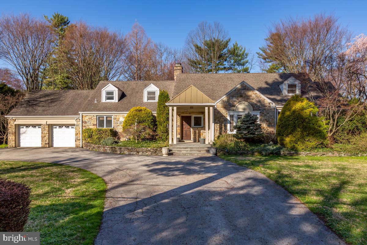 Welcome to 1237 Knox Road, a charming stone cape cod nestled in the desirable Wynnewood neighborhood in the Lower Merion School District. Boasting 5 bedrooms, 3 full bathrooms, 2 half bathrooms, and a 2-car garage, this expansive 4200 SF home offers a perfect blend of elegance and comfort.

As you step through the inviting entry, you are greeted by the timeless allure of stone flooring and wainscotting, complemented by a convenient coat closet. The sunken living room beckons with plush carpet flooring, a cozy gas fireplace set along a stone wall, and a bay window inviting natural light to dance across the space. Adjacent, the sitting room features gleaming hardwood floors, a wall of built-ins for displaying treasured mementos, an oversized window with a deep sill perfect for lounging, and elegant picture and crown moldings.

Entertain in style in the formal dining room, adorned with chair moldings and enhanced by French doors leading to the patio. This room offers direct access to the kitchen, facilitating seamless hosting experiences, while the hardwood floors add warmth and sophistication to the ambiance. The chef's kitchen is a culinary haven, boasting tile flooring, solid wood cabinets, stainless steel appliances, granite countertops, double wall ovens, 5 burner stove, built-in wine storage, and a wine fridge. Vaulted ceilings with skylights infuse the space with natural light, while sliding glass doors lead out onto the patio, seamlessly connecting indoor and outdoor living. The adjoining breakfast room provides a cozy spot to enjoy morning coffee or casual meals. Convenience is key with two powder rooms located across the first floor as well as access to the laundry room and two-car garage.

Retreat to the primary suite, offering plush carpet flooring and a dual sink ensuite with a stall shower, providing a private oasis to unwind after a long day. Two secondary bedrooms share a jack-and-jill bathroom. Upstairs, two additional bedrooms offer comfort and privacy for family members or guests and share the use of a hall bathroom. 

Step outside to the backyard sanctuary, featuring a flagstone patio perfect for al fresco dining, an inground salt water pool for endless summer enjoyment, and a large grassy area all enclosed within a fenced-in yard, providing the ideal setting for outdoor recreation and relaxation.

1237 Knox Road presents an unparalleled opportunity to indulge in luxurious living in the heart of Wynnewood. Residents of this home enjoy walkability to Suburban Square, Narberth, and Wynnewood shopping center. With countless amenities nearby including public transportation and major highways. Don't miss your chance to make this exquisite residence your forever home. Schedule your private showing today!