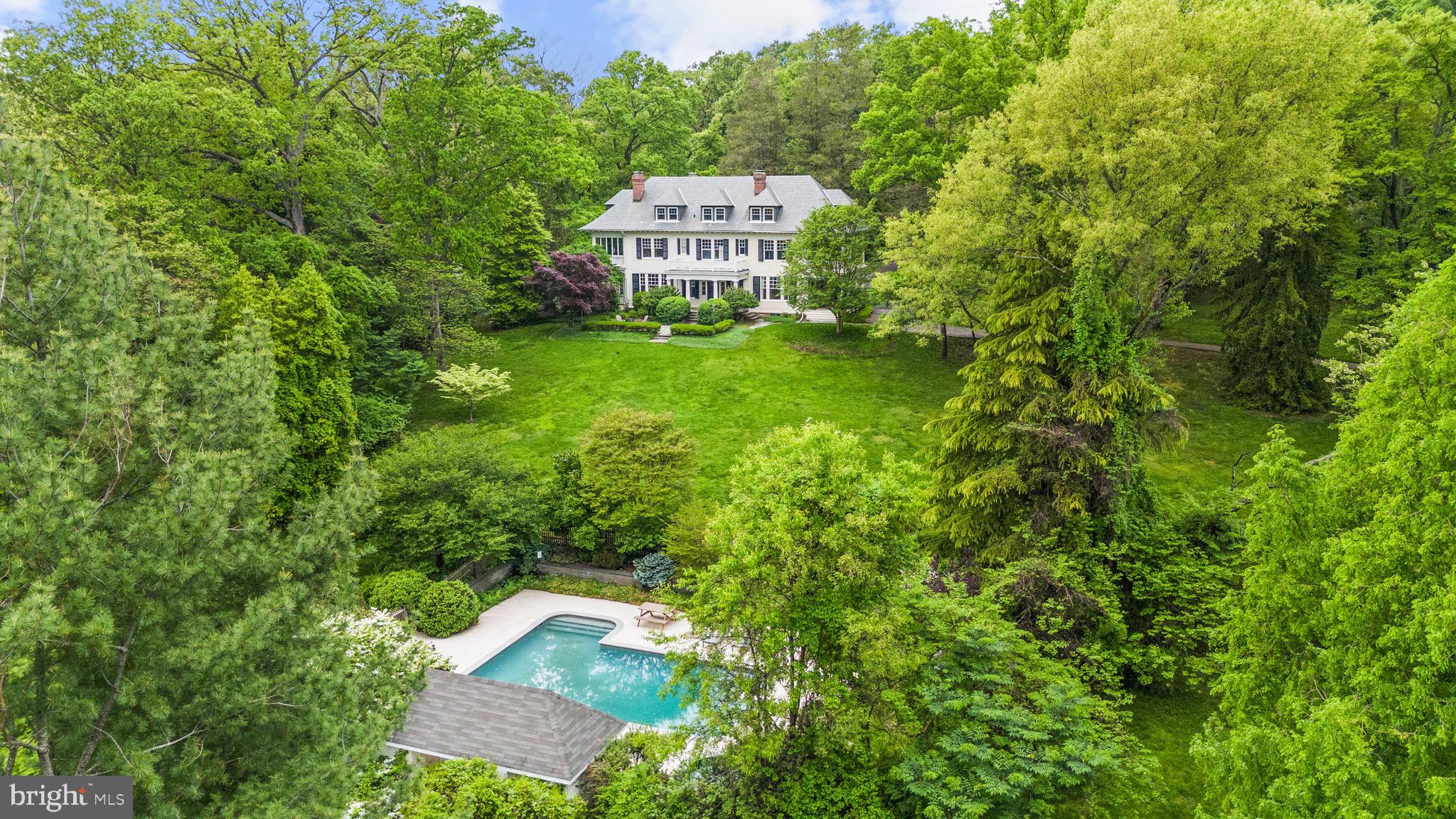 Welcome to Williams House, a historically significant estate home built in 1902. Located in the heart of the Greenspring Valley, with incredible access mere minutes from 695, this is truly a one of a kind property. Privately situated on over 15 acres, the home boasts oversized rooms and elegant entertaining spaces. Breathtaking turn of the century craftsmanship combined with all of the modern elements of todays living. Perched high on a hill enjoy picturesque views of the Greenspring Valley below. Remarkable outdoor gathering spaces for friends and family.  Impeccably updated and maintained. Gym, pool & pool house.  Tenant/guest house with separate entrance. Southern charm defined.