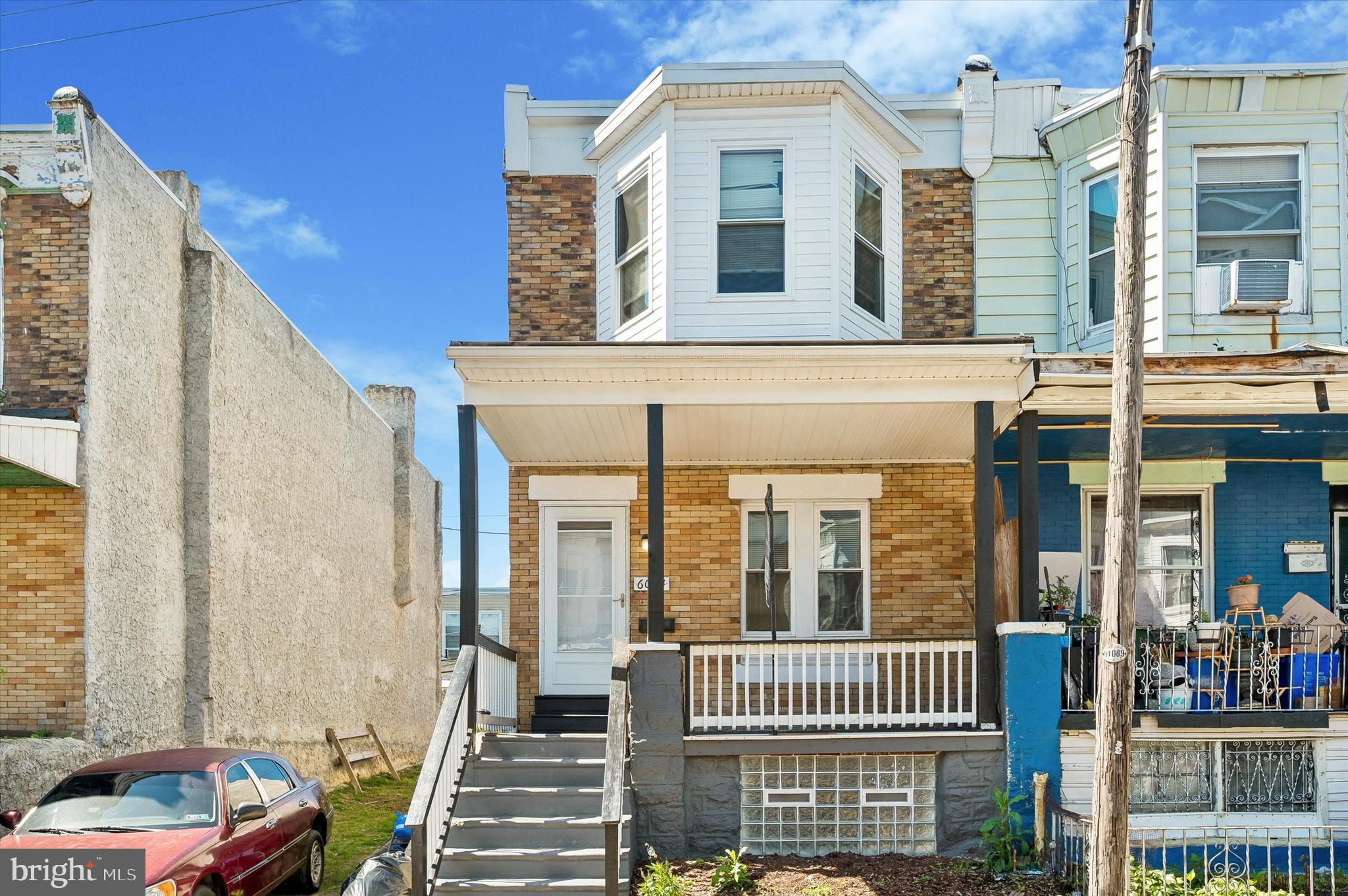 Welcome to 6034 Irving Street—a beautifully renovated home tucked into the heart of Cobbs Creek, where classic Philadelphia charm meets modern comfort.

From the moment you step onto the inviting front porch, you’ll feel right at home. Inside, the open-concept main level creates an easy, natural flow between the living, dining, and kitchen spaces—perfect for both everyday living and entertaining. The kitchen is a standout, featuring crisp white shaker-style cabinets, sleek quartz countertops, stainless steel appliances, and a convenient breakfast bar for casual meals or morning coffee.

One of the home’s most practical upgrades is the main-level laundry area—no more trips to the basement for daily chores. Just beyond the kitchen, a rear yard offers the ideal space for outdoor dining, relaxing, or creating your own urban garden.

Upstairs, you’ll find three comfortable, well-sized bedrooms with ample closet space, along with a tastefully updated full hall bathroom designed with clean, modern finishes. The finished basement adds valuable bonus space—perfect for a home office, gym, media room, or guest area—along with a convenient half bath.

Located in the Cobbs Creek neighborhood, this home offers easy access to local shops, parks, and public transportation, making commuting and day-to-day errands simple and convenient.

If you’re looking for a move-in ready home that blends style, function, and location—6034 Irving Street is one you won’t want to miss.  Some images are virtually enhanced/staged.