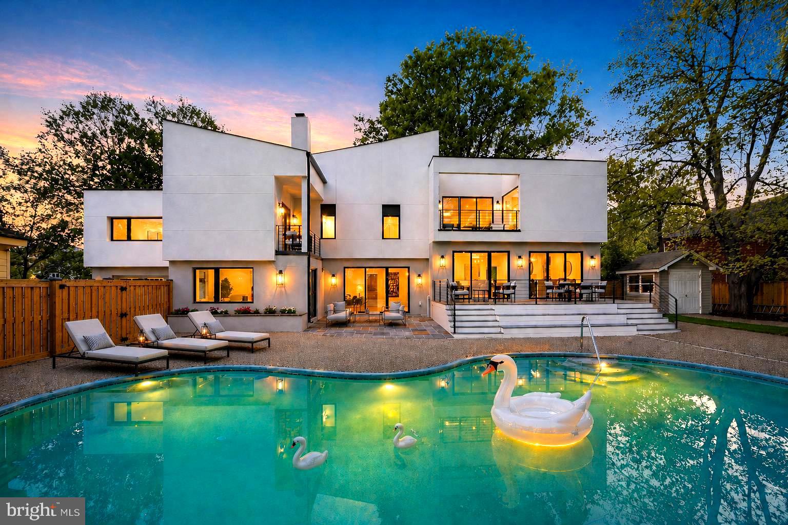 Exceptional new value in Kenwood Park. Now offered at $2,875,000, this newly reimagined, never-lived-in luxury residence presents a rare opportunity in one of Bethesda’s most sought-after neighborhoods, just blocks from Walt Whitman High School and located within the highly rated Whitman School Cluster.

Set on an expansive 17,806 sq. ft. lot, this nearly 6,000 sq. ft. home has been masterfully transformed with over $1.3M in investment, creating a residence that lives like new construction while enjoying the character, scale, and setting of an established Bethesda neighborhood.

Thoughtfully designed for modern living, the home features six bedrooms, five full bathrooms, one half bath, soaring ceilings, oversized windows, and multiple flexible living and entertaining spaces. A private office overlooks the landscaped grounds and pool, while the walkout lower level offers a beautifully appointed bonus lounge with wet bar and en-suite bath—ideal as a family room, fitness studio, home theater, guest retreat, or au pair suite.

Every detail has been carefully curated, from spa-caliber quartz baths and modern smart toilets to bespoke lighting, 3 custom wet bars, and a striking $25K+ custom entry door with fingerprint access.

Outdoors, the home continues to impress with a reimagined pool setting, seamless indoor-outdoor flow, and professionally designed exterior lighting that transforms the property into a private resort-like retreat.

A phenomenal offering in a premier Bethesda location—newly rebuilt, never lived in, and now priced at $2,875,000. This is a rare chance to own a turnkey luxury home in Kenwood Park and the Whitman School Cluster at a compelling new value.