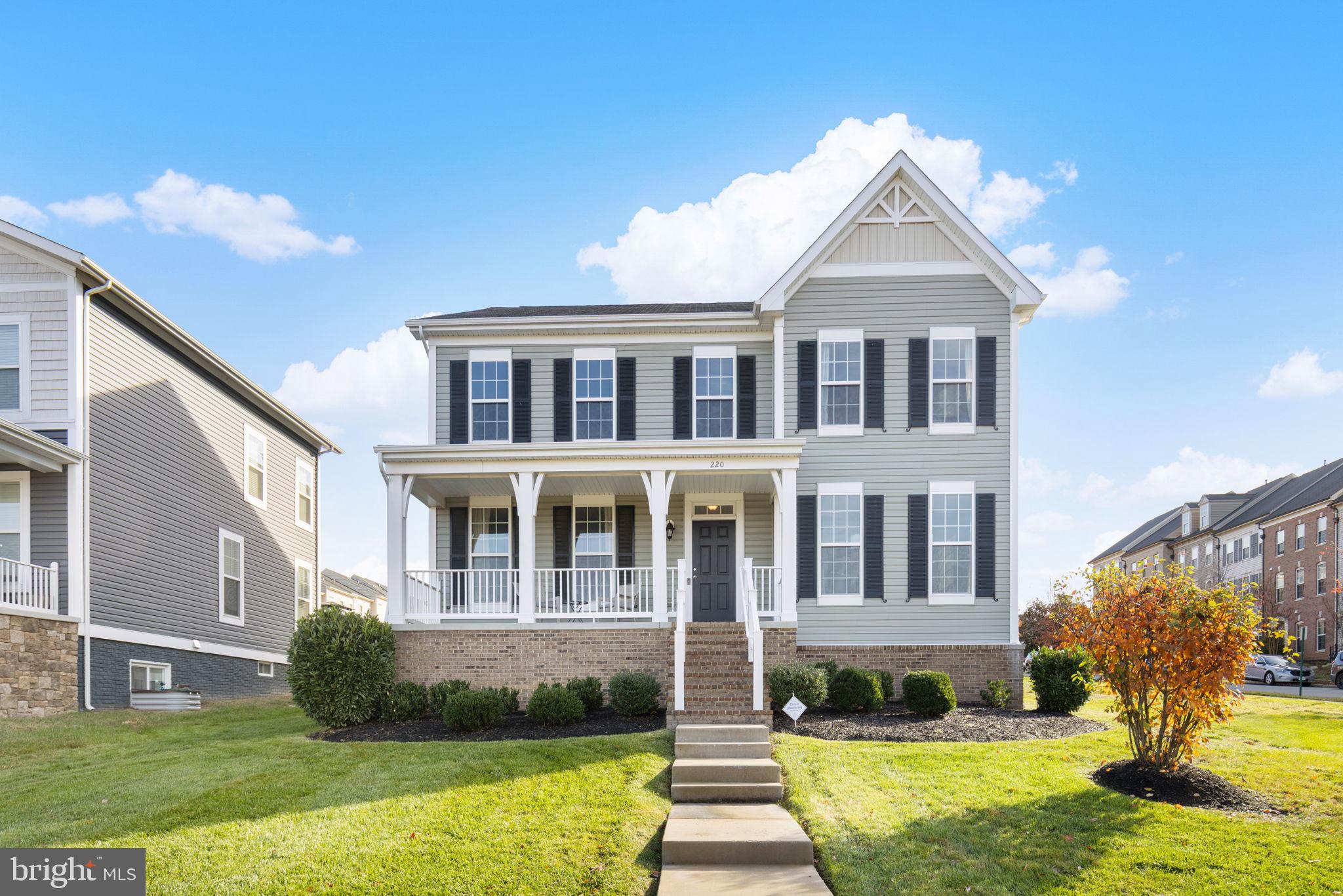 2.5% VA ASSUMABLE MORTGAGE - Premier elevated location in Embrey Mill!  Don't miss out on this beautifully appointed residence nestled within the highly-sought after community of Embrey Mill in Stafford.  This modern single-family home was built in 2018 and offers approximately 3,500 + sq ft of living space, with 5 bedrooms and 3.5 baths for comfortable and elegant living. 

A welcoming foyer opens into a bright and open main level, showcasing gleaming hardwood floors and crisp designer finishes.

Passing through the entry you will notice the formal dining room and the formal living room or flex space as you enter the gourmet kitchen which features premium stainless steel appliances, a large island with breakfast bar, generous cabinetry and abundant natural light — ideal for both casual family meals and entertaining guests.

The adjoining family room living space flows seamlessly from the kitchen, creating an ideal open-concept layout.

Meander upstairs and retreat into the luxurious owner’s suite, with a spa-like en-suite bathroom, expansive walk-in closet.  The additional upper-level bedrooms are generously sized, each with its own character and ample closet space.

The finished lower level basement which includes a bedroom and bathroom, creates even more versatile living space — perfect for a media room, home gym, guest space, or recreation area.  Walk up from the basement into the back yard and enjoy the large stamped concrete patio.

Outside, the professionally landscaped lot (≈0.31 acres) sits on a premium location in the neighborhood with easy access to the community’s walking trails, parks and amenities.   Includes a wireless sprinkler system to help you keep your manicured lawn perfect!

 Embrey Mill is a master-planned community in North Stafford, this home offers a lifestyle of convenience and recreation. The neighborhood features more than 285 acres of open space, 10 miles of trails, community gardens, dog parks, multiple swimming pools and resident gathering spaces such as the “Embrey House” clubhouse with gym. 

You will appreciate that the community is close to acclaimed local amenities, including:  Embrey Mill Park with turf and grass fields, playgrounds and the nearby Jeff Rouse Swim & Sport Center. 

Convenient commuting: just minutes from I-95 with access to the D.C./Northern VA corridor and nearby commuter hubs. 

Local shopping, dining and services within and just outside the community, making errands and lifestyle outings effortless. 

Living at 220 Almond Drive places you in the heart of Stafford County’s dynamic region. Whether your day includes a commute, activities, or weekend recreation, you’re well positioned.

For commuters and professionals, the proximity to major employment centers, defense and government contractors, and the vibrant Northern Virginia/DMV area makes this location highly desirable.

On weekends, enjoy outdoor escapes nearby — from trail walks in Embrey Mill to scenic days along the Potomac River, or perhaps exploring historic Fredericksburg just a short drive away.

This property blends newer-construction ease with thoughtful design and lifestyle amenities. Few homes allow you to simply move in and begin enjoying — from the stylish finishes inside to the resort-style setting outside. The combination of space, quality and location create a rare opportunity.

If you’re looking for a home where you’ll feel immediately at ease, yet one that offers the room to grow, entertain and thrive — 220 Almond Drive in Embrey Mill is a front-runner. This is your chance to live in one of Stafford’s most vibrant, amenity-rich communities in a residence that truly feels like home.