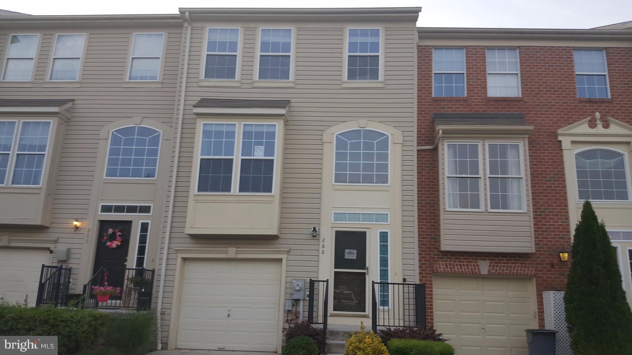 Beautiful garage townhome in picturesque Forest Hill.  Spacious deck leading to fenced rear yard, perfect for entertaining.  Large main level family room.  2 Full 2 half baths.  Kitchen with 42' cabinets.  Master bedroom with vaulted ceilings, super bath with separate tub and shower.