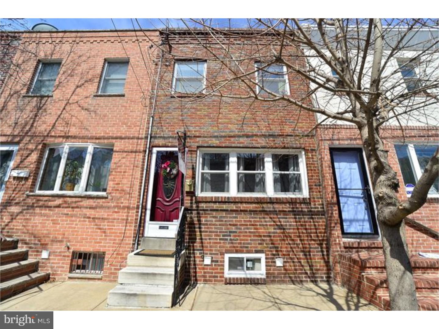 Great 2 BR 1.5 BA rowhouse located on a nice tree-lined block in East Passyunk! Freshly painted to neutral colors (photos are of previous paint scheme! Living room features and open floor plan with a dining area and bright, sunny kitchen. Nice outdoor area located in the back of the house. Upstairs features 2 BRs and a full bath. Semi-finished basement contains a half bath. Located right around the corner from the heart of the East Passyunk and the Singing Fountain. Area features great restaurants such as Cantina Los Caballitos, Noord, Stateside, Fond and much more just around the corner. Convenient to bus lines and located on a block with first-come, first-served non-metered parking.