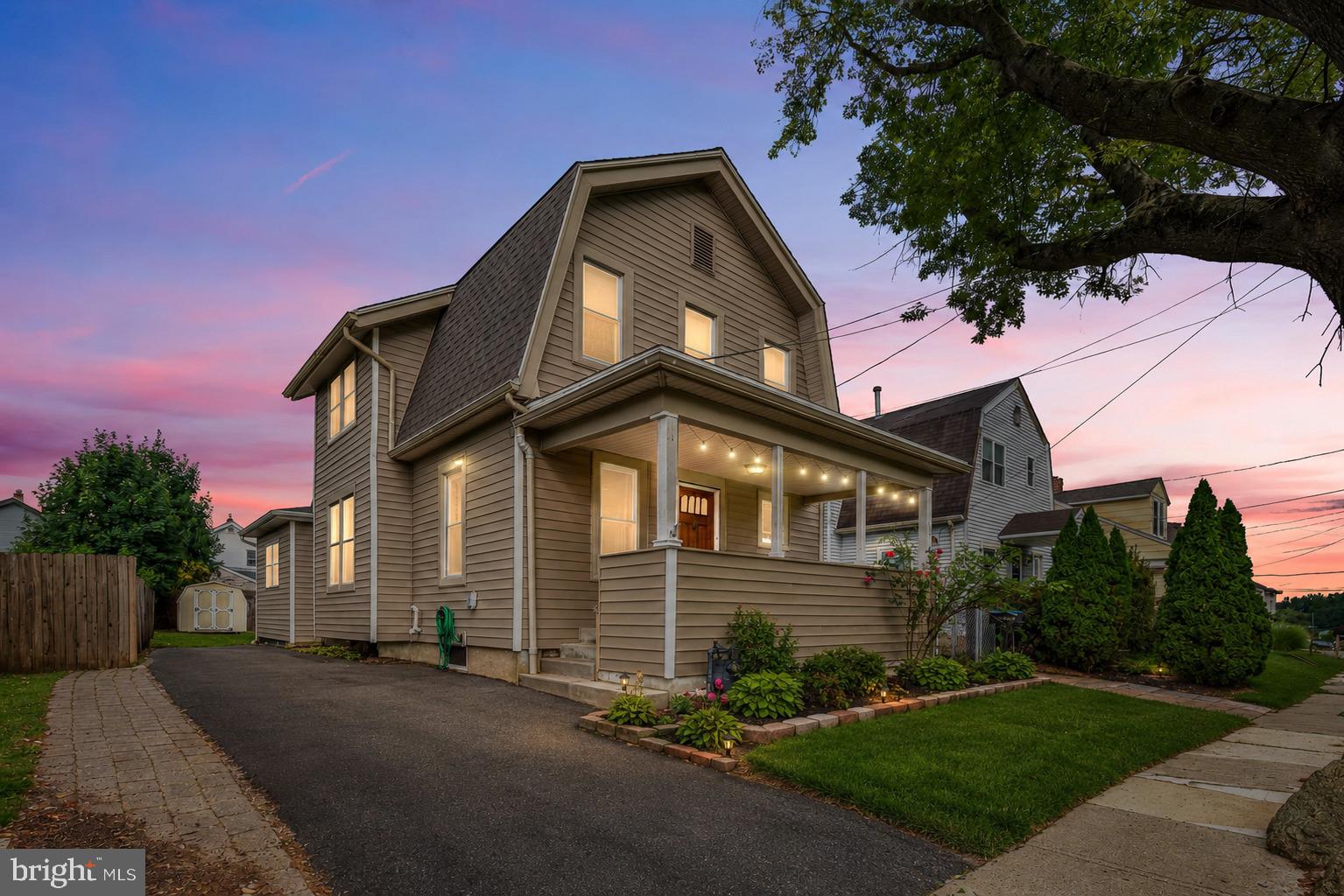 Welcome to 23 W Chelton Rd! 
This charming 3 bedroom, 2 bathroom home blends timeless character with comfortable living. From the vintage charm of the front living room and dining room to the cozy den with a fireplace, every space feels warm and inviting. Upstairs, you'll find spacious bedrooms and a classic clawfoot tub that adds to the home's unique appeal. A charming feature window brings extra character and natural light to the front room, while the large fenced backyard offers plenty of space for pets, play, gardening, or entertaining. Spend quiet summer evenings relaxing on the front porch and enjoy everything this home has to offer. Don’t miss this incredible deal! Schedule your showing today!

Some photos virtually staged