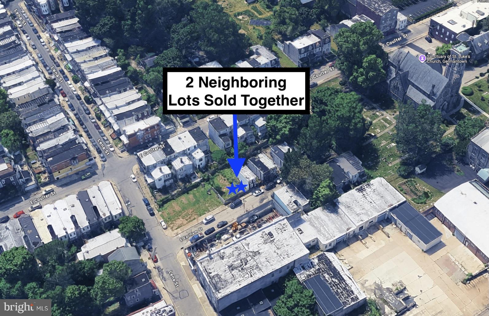 2 COMBINED LOTS!  Total Combined Lot Size is 24 FEET WIDE BY 55 FEET DEEP!  1,335 SQUARE FEET! ATTENTION Investors and Builders!! Great opportunity in one of the fastest-growing zip codes in Philadelphia! LOCATION LOCATION LOCATION...get in now while you still can. This area has tons of development! Steps from Germantown and Mt. Airy! Bring your offers fast, this one won't last long!  Lots MUST be sold together.