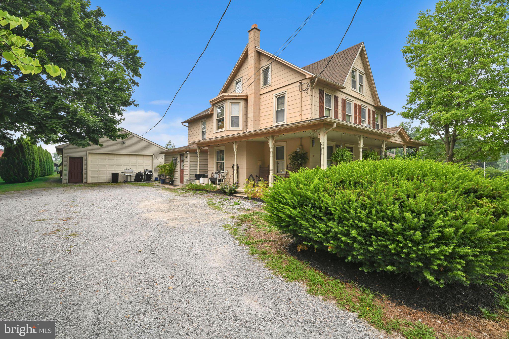 This property is incredible with endless possibilities. The owner is a master finish carpenter so check out the creative woodwork, parquet floors and the beautiful wainscoting. Attractive country style semi detached home with a park across from it and Strasburg pool behind it. The home is currently occupied by a 17 year tenant who keeps the home immaculate. This property has a 26 x 50 x 9 ½ incredible carpentry shop with heat and A/C. You craftsmen will want this shop!! Whether you live there, woodwork there, invest with a tenant; this property is a winner. Priced to sell.