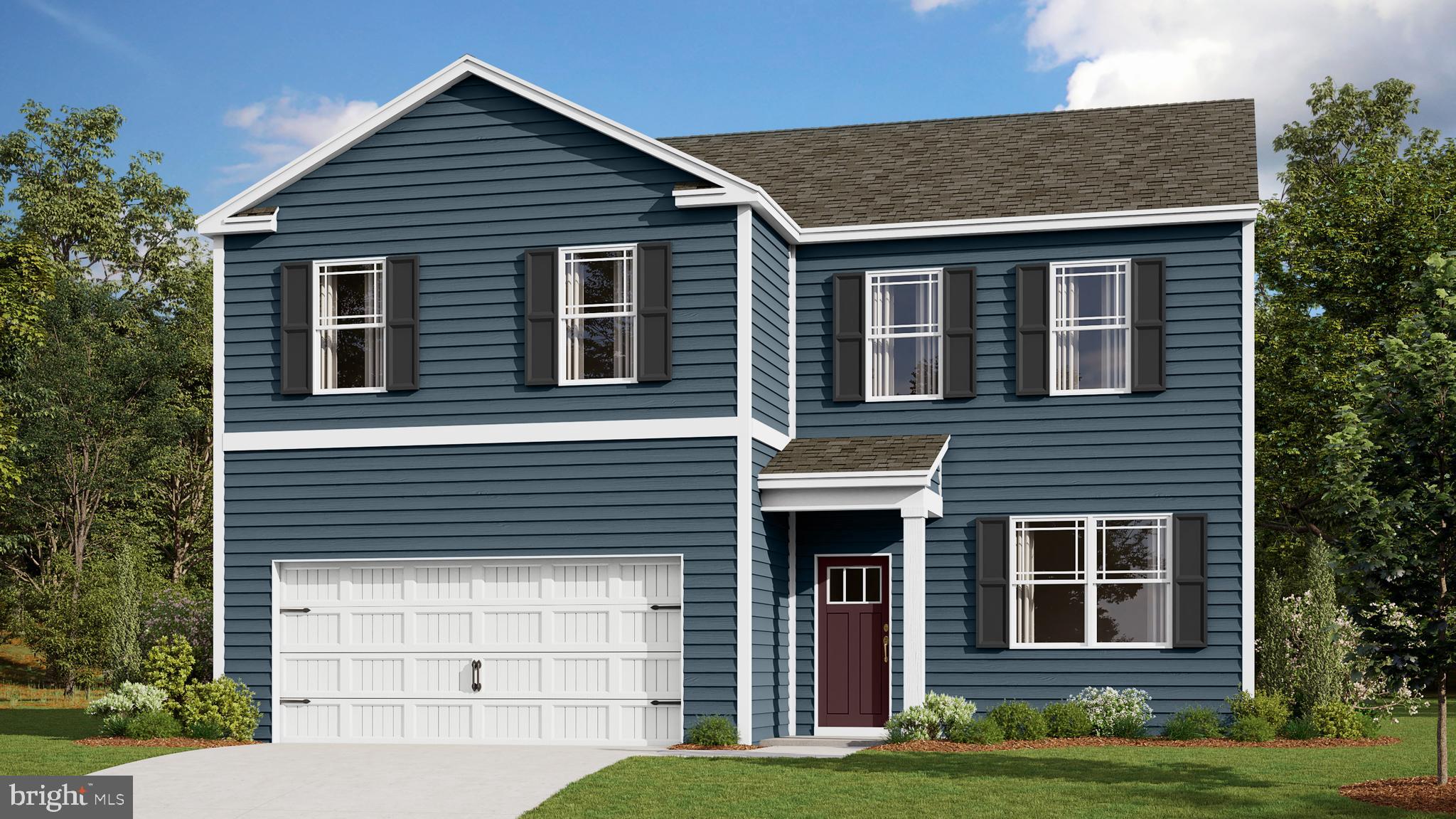 Explore a to-be-built new home in our newest neighborhood, The Granary, in Milton, DE. This home is not currently under construction but is one of the floorplans you can choose to build within this community. Prices vary based on selected upgrades, and prices shown generally refer to the base house without optional features. You’ll work with the builder to select from the plan options to construct your dream home. The Galen, a 2,340 square foot two-story home, offers four bedrooms, two and a half bathrooms, a flex room, 9’ ceilings and a two-car garage. This well-designed home has an inviting foyer that is open to the functional flex room that can be used as an office, playroom or formal dining space. The well-appointed kitchen features space-efficient cabinetry and countertop space, an oversized corner pantry, a spacious island with a sink and additional room for seating along with stainless-steel appliances. The kitchen flows seamlessly into the dining space and the sizeable great room. The first floor also offers a powder room, coat closet and storage area. As you make your way up the stairs that are nestled in the corner of the great room you will find a vast landing. The impressive owner’s suite boasts an expansive bedroom, a huge walk-in closet and a contemporary owner’s bathroom with a large shower and toilet closet.  Three generously sized secondary bedrooms, a spacious hall bathroom with double vanity, and the conveniently located laundry room complete the upstairs. Pictures, artist renderings, photographs, colors, features, and sizes are for illustration purposes only and will vary from the homes as built. Image representative of plan only and may vary as built. Images are of model home and include custom design features that may not be available in other homes. Furnishings and decorative items not included with home purchase.