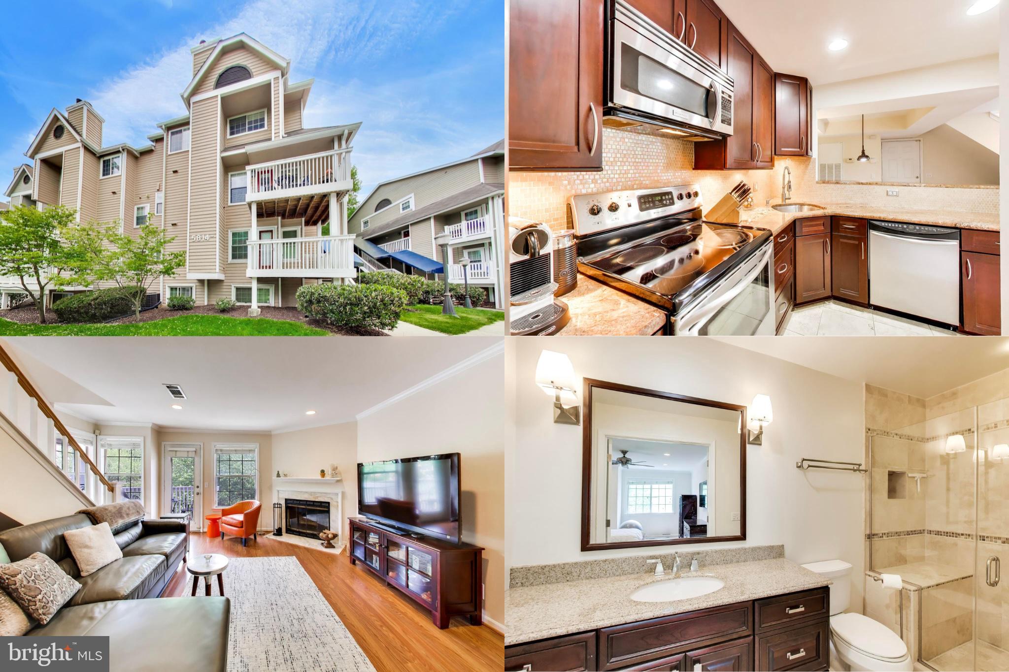 The one you have been waiting for at The Gables on Tuckerman! This exceptional 3-bedroom condo in North Bethesda offers the perfect blend of designer upgrades, functional layout, and prime location near Metro, shopping, and dining - all UNDER $500K!!. This beautifully updated home showcases a fully renovated kitchen featuring stainless steel appliances, custom cabinetry, and modern finishes—designed to feel both elevated and highly functional. The open-concept living and dining areas are ideal for everyday living and entertaining, with a natural flow that feels bright and inviting. Hardwood floors, a wood-burning fireplace and large wrap around balcony make this unit special!
A highly desirable main-level bedroom and en suite full bathroom provides flexibility for guests, a home office, or convenient one-level living. Upstairs, two additional bedrooms offer privacy and separation, creating a layout that works seamlessly for a variety of lifestyles. All three bedrooms in this unit are above-grade!
All bathrooms have been thoughtfully redesigned, incorporating updated fixtures, stylish finishes, and a cohesive, modern aesthetic. The primary has an oversized shower with bench seating. 
Also don't miss the rarely available private exterior storage closet - easy access storage space right outside your front door! BONUS - For buyer peace of mind, a BRAND NEW Rheem HVAC/Electric Heat Pump (exterior unit) installed May 2026. 
Located in the sought-after Gables on Tuckerman community, residents enjoy a low-maintenance lifestyle in North Bethesda with close proximity to the Grosvenor Metro station, major commuter routes, Pike & Rose, Bethesda, Rockville, and top-tier shopping and dining.
The community also has on-site professional management and maintenance staff, a clubhouse with fitness center and racquetball courts, tennis and pickleball courts and a fabulous pool complex across Sugarbush Lane. Move in and be summer ready for neighborhood pool parties! The Gables also has monthly social events such as Wine Down Wednesdays, Bunco Nights, holiday parties, game watch parties and an Annual Ice Cream Social in the summer.