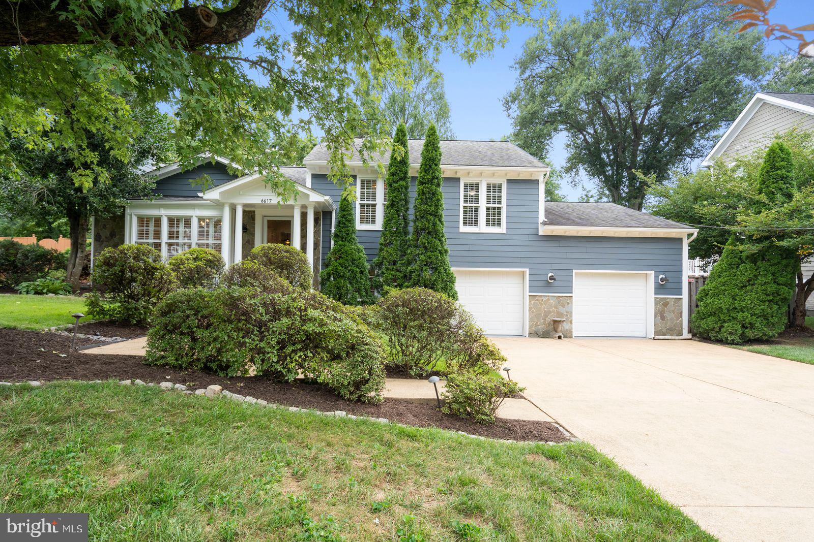 **Over 3000 square feet of  flexible space in this 5 bedroom 3.5 bath home,  well-sited on a 12,600 square foot lot in the Kent  Gardens, Longfellow, McLean  school pyramid**Renovated home is in good condition and seller added these recent improvements:  one air conditioning compressor, primary bathroom soaking tub, two garbage disposals, and  fresh paint throughout**Enter into a wide foyer with a guest coat closet and  tucked away  powder room**The flexible living room can be used as a library,  music room, or traditional dining room.**It features a wood burning fireplace, vaulted ceiling, window seat and shutters at the large window**The renovated kitchen has a breakfast area nestled into a bay window with pretty views if the yard**Crisp white cabinets,  light granite tops and stainless steel appliances along with a center island anchored by a range hood vented to the outside**A  breakfast bar  at the family room is ideal for casual dining** Vaulted ceilings are repeated in the family room  with space  for dining,  board games, or schoolwork**French doors open to a large  deck, allowing outdoor gatherings to spill from the deck into the level rear yard. Mature trees provide shade for play with sunny spots for gardening and sports**Upstairs, the primary bathroom has a soaking tub with handsome wood surround, double vanity,  large shower, and separate toilet area**The primary bedroom features a fitted walk  in closet and a second closet**The second and third bedrooms are served by a renovated hall bathroom, and two linen closets are  outside the bathroom**Expansive  rec room in the lower level  with areas for media,  workout, and a game table*Just off the rec room is a sun room with tile floors and vaulted ceiling  that opens to the back yard--ideal for even more entertaining space**two more bedrooms are on this  level along with a renovated bathroom and a private office**The oversized two car garage provides additional storage, a workshop, and has  a door to the side yard**Additional  parking space is available in the deep driveway**The roof is from 2017 and enduring  HardiPlank siding from 2018.**The home is conveniently located off Kirby Road with easy access to the George Washington Parkway to Washington and National Airport  along with upper northwest Washington and Maryland.**In the opposite direction, the road leads to back  roads to Tysons, the Beltway,  Reston,  Dulles Airport and  tech corridor. **Neighborhood shops, services, and grocery stores are located along Old Dominion Dr. and Chain Bridge Rd.**Also nearby are Kent Gardens Recreation Club and Tuckahoe Recreation Club with swimming and tennis.**A pristine home awaits the buyer who values space, condition, location.**