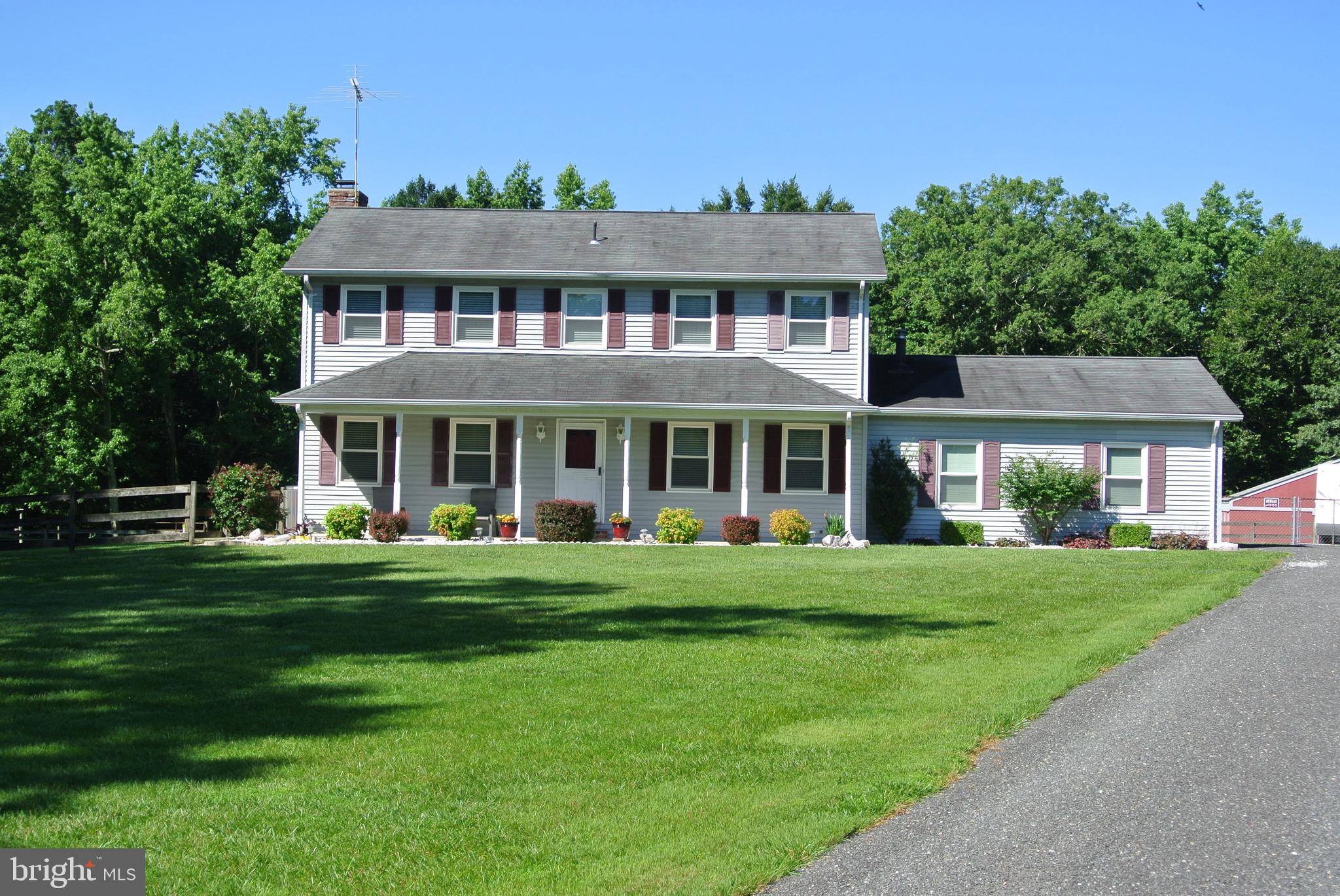 Immaculate Colonial on 10+ Acres.  Bring the Horses, Barn with 5 Stalls and Tack Room with Water and Electric. Don't worry about working from home, Verizon Fios is connected.  Large Fenced area with Board Fencing.  Additional Cleared area also.   The home conveys with the Solar Panels (they are NOT leased).   Located just minutes from Downtown La Plata.  No HOA.  Move In Ready.  Great commuting location.  Eligible for 100% Financing thru USDA Rural Development (If Qualified).  Due to COVID-19 restrictions, PLEASE WEAR A MASK WHEN SHOWING.