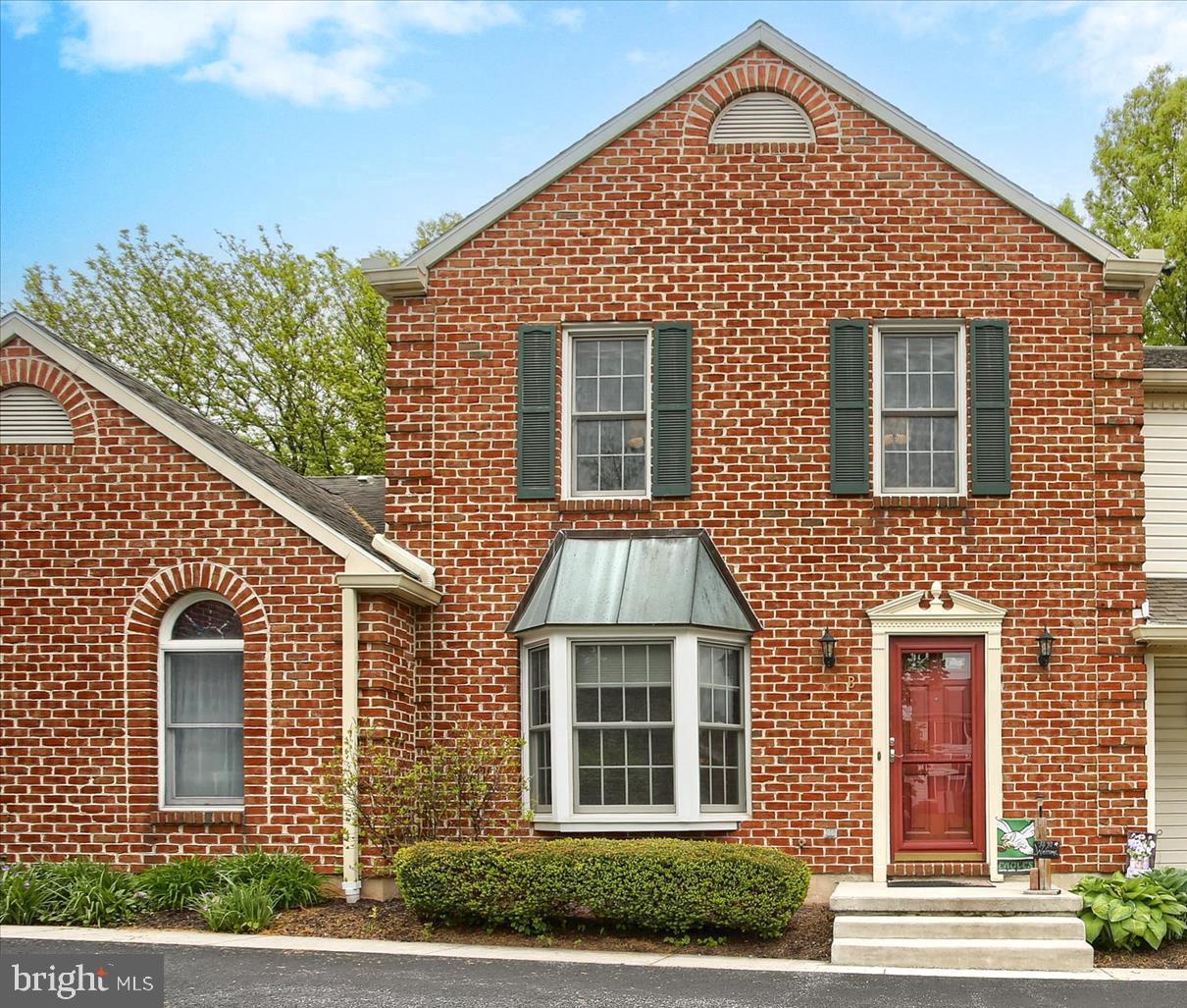 Welcome to Southpoint of Hershey, offering secluded parks within the development, this premium front elevation townhouse blends traditional architecture with modern comforts. Easy access to Hershey Medical Center, Rt. 83, Dining and Shopping in Downtown Hershey and minutes from Harrisburg. Derry Township School District.
Built in 1988, the property showcases a timeless brick exterior, garage and 3 season porch.  Step inside to discover a thoughtfully designed interior, where luxury vinyl plank flooring meets plush carpeting, creating an inviting atmosphere. Natural light pours in through bay and bow windows in the kitchen while you enjoy your morning breakfast.  Gather around the charming double-sided fireplace creating ambiance in your dining room and living room creating a perfect setting for quite dinners and evening relaxation. With three generous bedrooms and two full bathrooms, this home offers ample space for comfort and privacy. The unfinished basement presents endless possibilities for customization, whether you envision a home gym, workshop, or additional storage. Outside, the detached garage and off-street parking provide convenience, while the low-maintenance lot allows you to enjoy your surroundings without the hassle of extensive upkeep. This property is not just a house; it’s a place to create lasting memories. Experience the perfect blend of comfort and style in this delightful residence. The Community of Southpoint offers a wonderful park "Gilder Park" perfect for outside activities and picnics to enjoy. Call for your showing before it's too late.