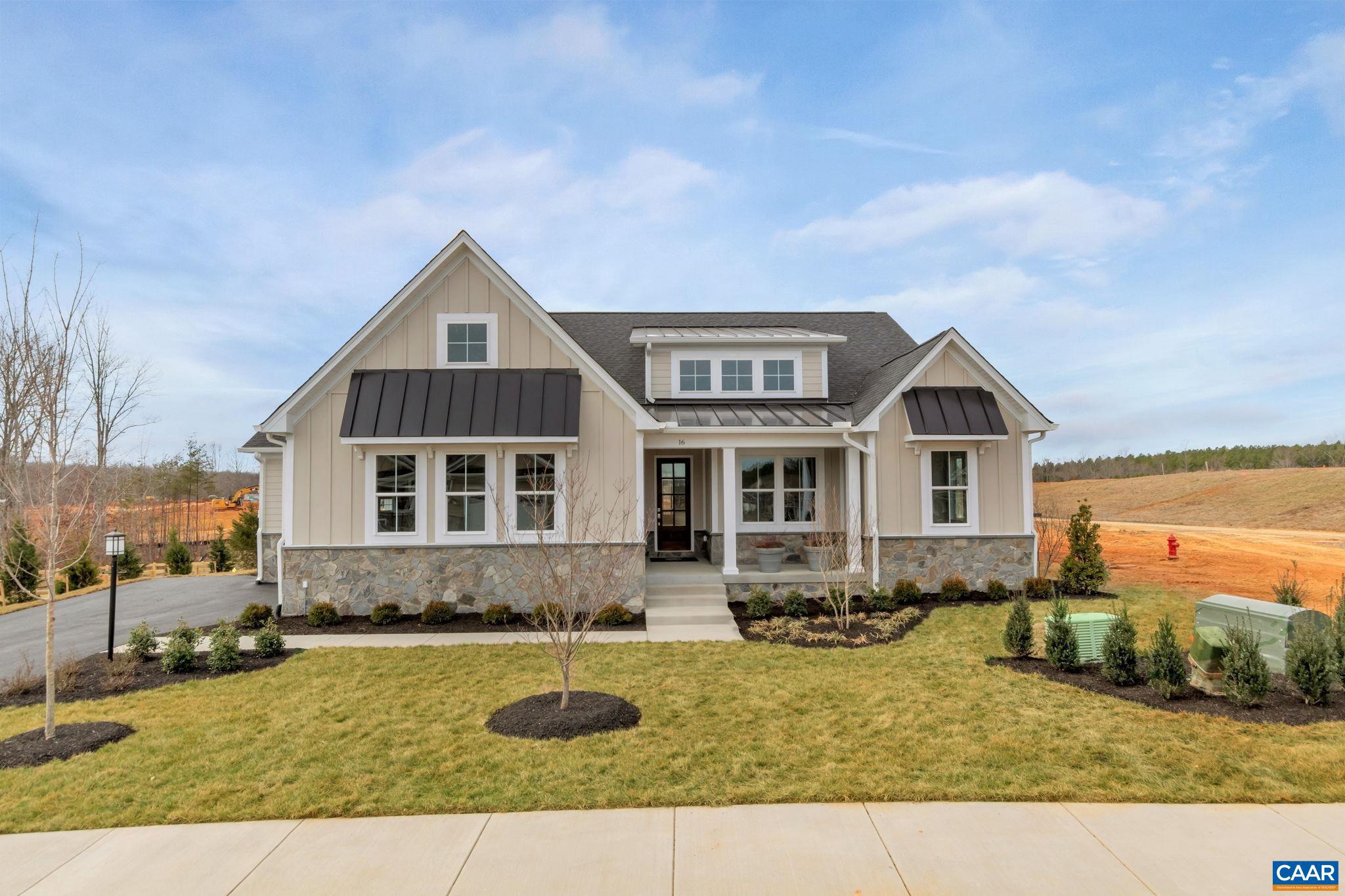 Welcome to the "Hickory" floorplan in the Belvedere neighborhood! This home offers a finished basement and total of 4 bedrooms, 3.5 baths, and a 2-car garage. Immerse yourself in a life of fulfillment with its versatile layout, thoughtfully crafted to accommodate every stage of life.  The Willow's kitchen is a true haven for entertainers, featuring a gas cooktop, wall oven, and an expansive island that beckons memorable gatherings. A pocket office adds convenience, while the inclusion of high-end features ensures an elevated living experience.  Customize your dream home with ease, thanks to our expansive 3,000 square foot design studio.   Belvedere offers an array of amenities, including access to parks, close proximity to the Rivanna trailhead, the nearby SOCA Fieldhouse, a dedicated dog park for pet owners, and enchanting playground areas.  Photos are similar-to. Estimated completion: early 2024.,Painted Cabinets,Fireplace in Family Room