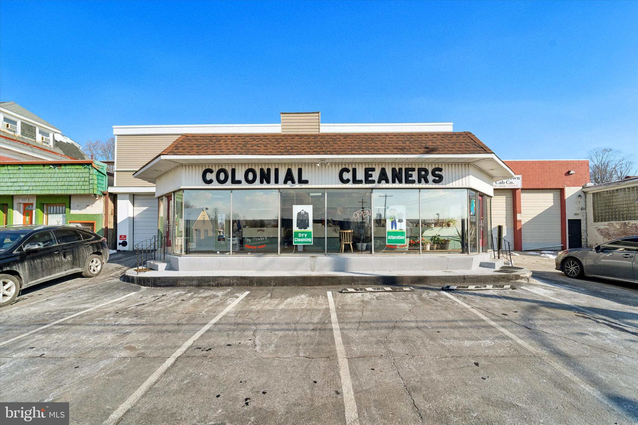 This property is located within the Norristown Commercial Revitalization District with heavy traffic count.  The building has 6,867 sf of leasable space, currently under-utilized by a tenant operating a dry cleaners drop store in front and another tenant using the rear warehouse for storage--both able to vacate with a reasonable notice.  There is one bay door in front of the building and one in the rear leading out to an alley street for convenience.   Located on a busy main street between Markley St (Rt.  202) and Egypt Rd, there is an excellent opportunity for new owner looking for a tremendous business site.