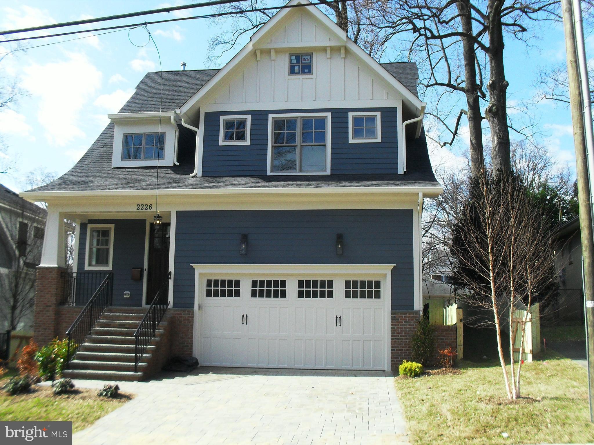 An appealing new traditional home from Spring Street Dev near Westover Village & Lee-Harrison, parks, bike path. Style, quality, fine appointments, wood floors.  Main level den/6th BR w/full bath; double walk in closets MBR; kitchen, bkfst area, family room w/fpl open to flat yard; mudroom off 2 car garage; LL rec room for media/play plus den/gym. Nottingham Swanson Yorktown