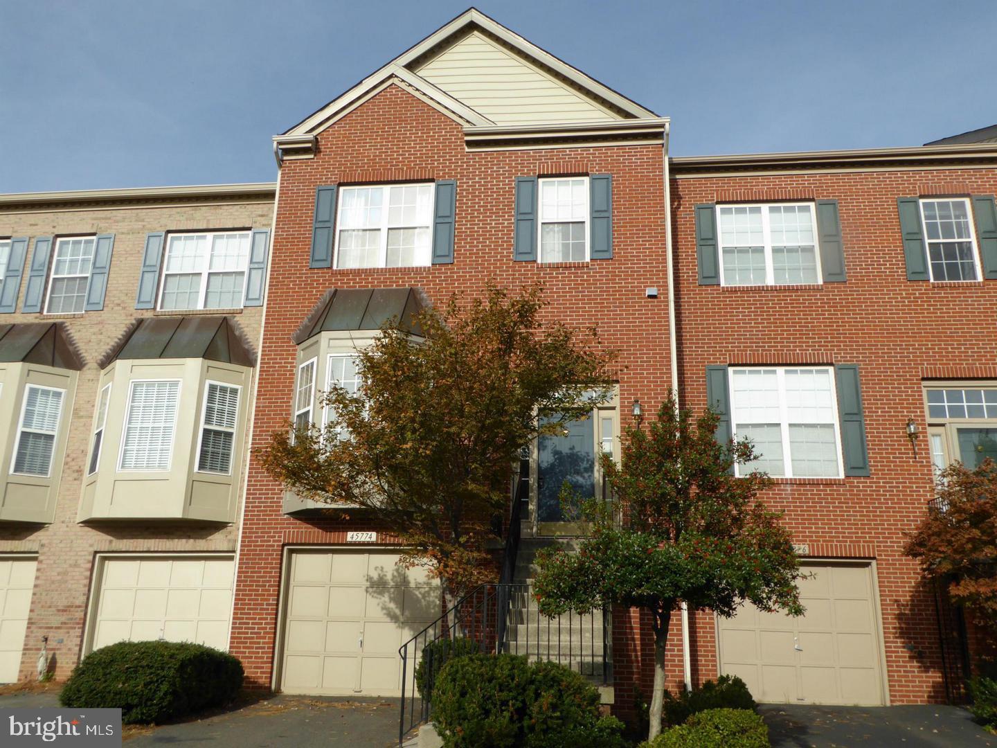 COMPLETELY FURNISHED - ! Even includes fitness equipment. Spacious 3BR, 2.5 BA garage townhouse w/ "bump out" - great location - across from Dulles Town Center. Large white kitchen with lots of cabinet space and huge pantry, adjoining family room with door to deck. Master bedroom with luxury bath. Huge rec room with gas fireplace.