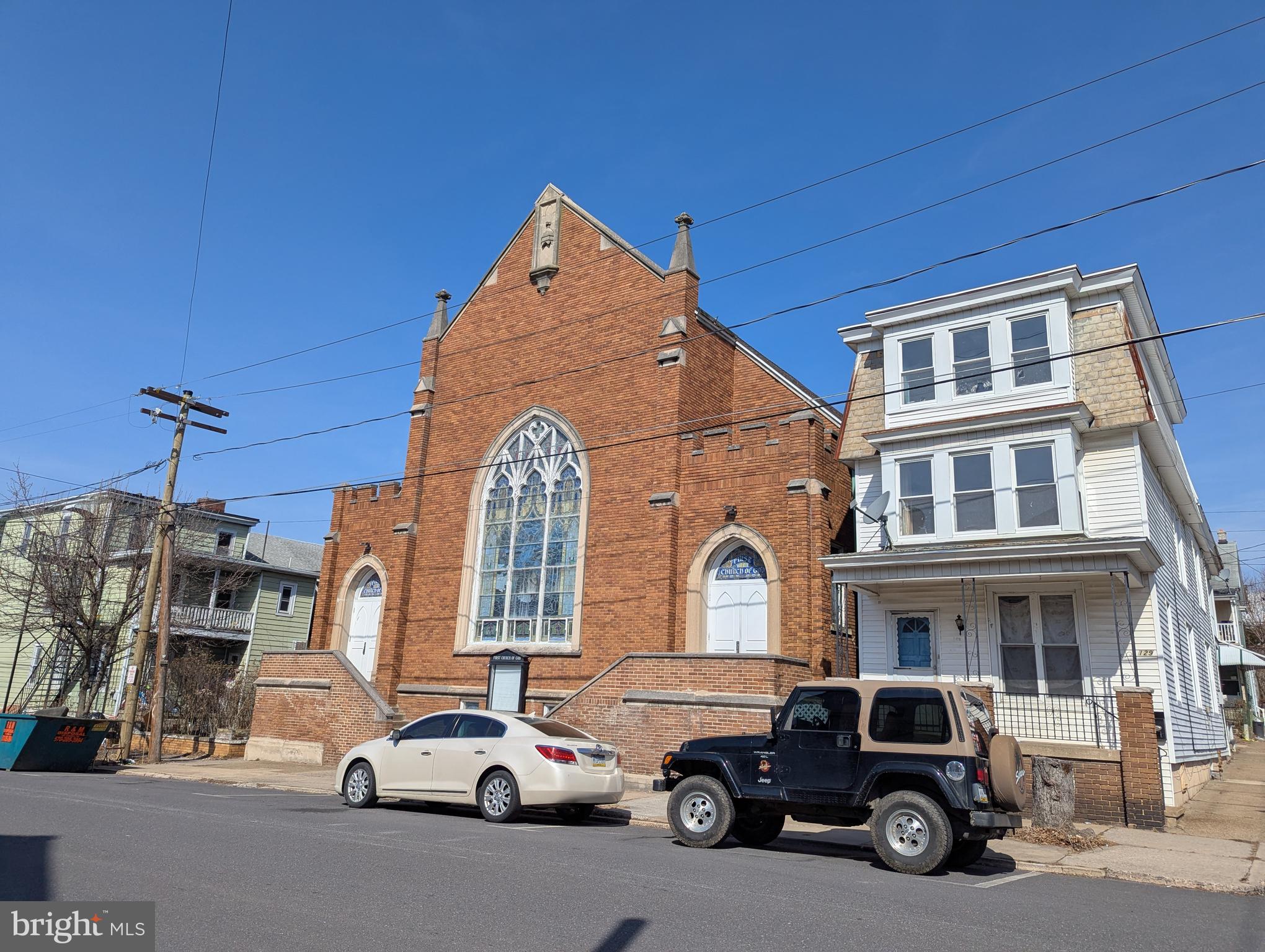 This unique property features a church alongside a separate rectory, offering dual income potential. The rectory can be rented for additional revenue after it has been renovated, making this an ideal opportunity for investors seeking a versatile asset. A convenient location enhances its appeal. It is perfect for continued religious use, community events, or potential redevelopment with zoning approval. Buyer due diligence please. Don’t miss out on this exceptional income-generating property!