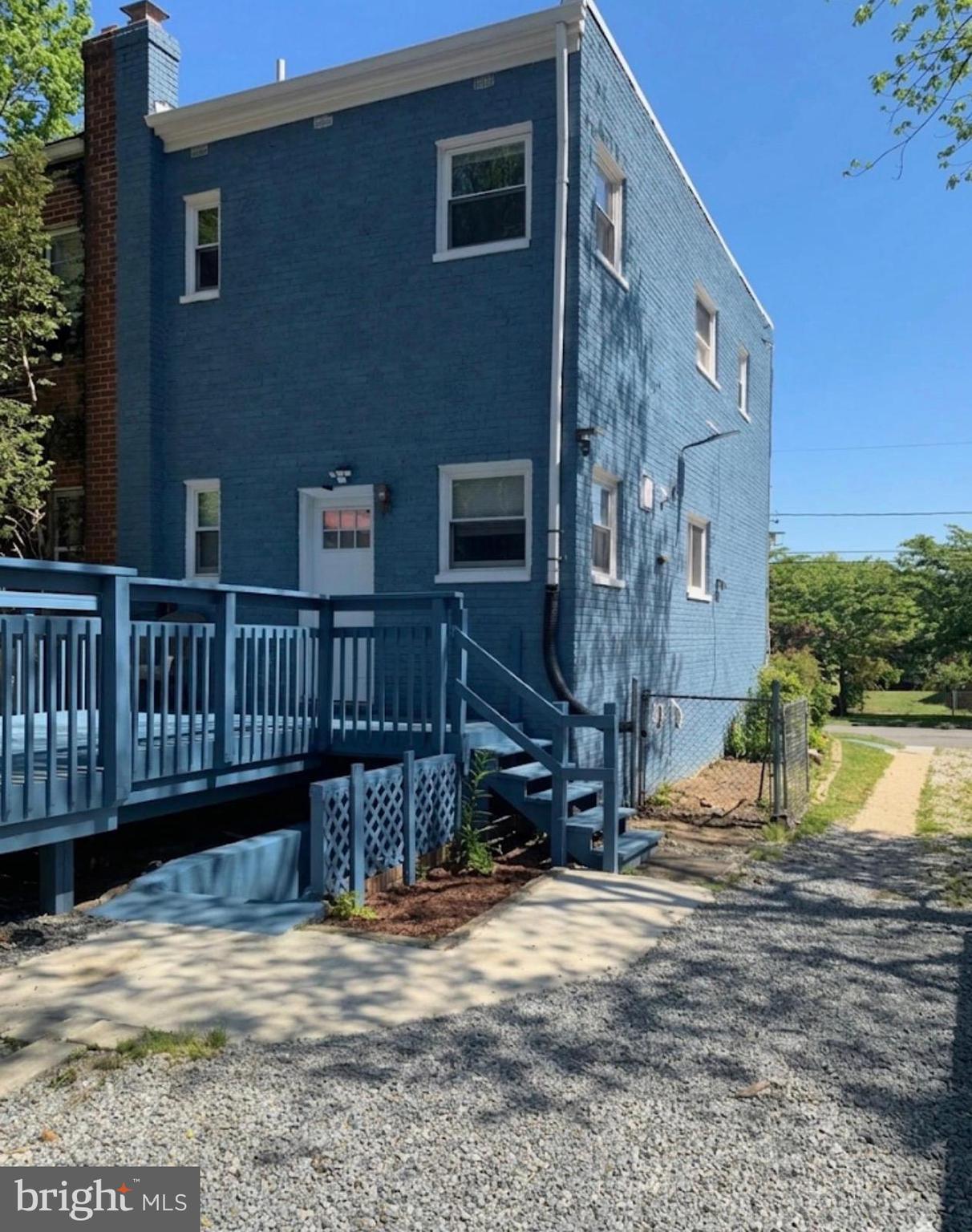 Corner lot with 6 + cars parking spaces. In law suit in the basement with kitchenette, room and bathroom. Just minutes from DC. Location and enough parking is a plus for this property. Please excuse the cluster. Seller is packing to move out.