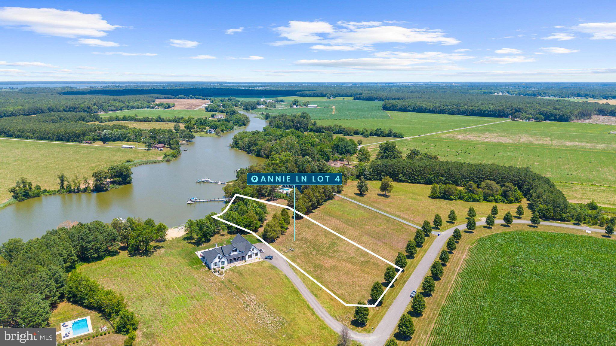Build your dream home on this exceptional waterfront property in the exclusive Oakley Chase community. This 2.5-acre homesite is one of the few available waterfront lots in the community and offers the added advantage of an existing private dock and boat lift, making it easy to enjoy life on the water from day one. Situated along the Northeast Branch of Fishing Creek, the property features beautiful water views, abundant wildlife, and a peaceful setting just minutes from Cambridge, Route 50, and Route 16. Enjoy direct access for boating, fishing, kayaking, paddleboarding, and other waterfront recreation. Buyers may select their own builder, subject to community building requirements and HOA approval of plans.