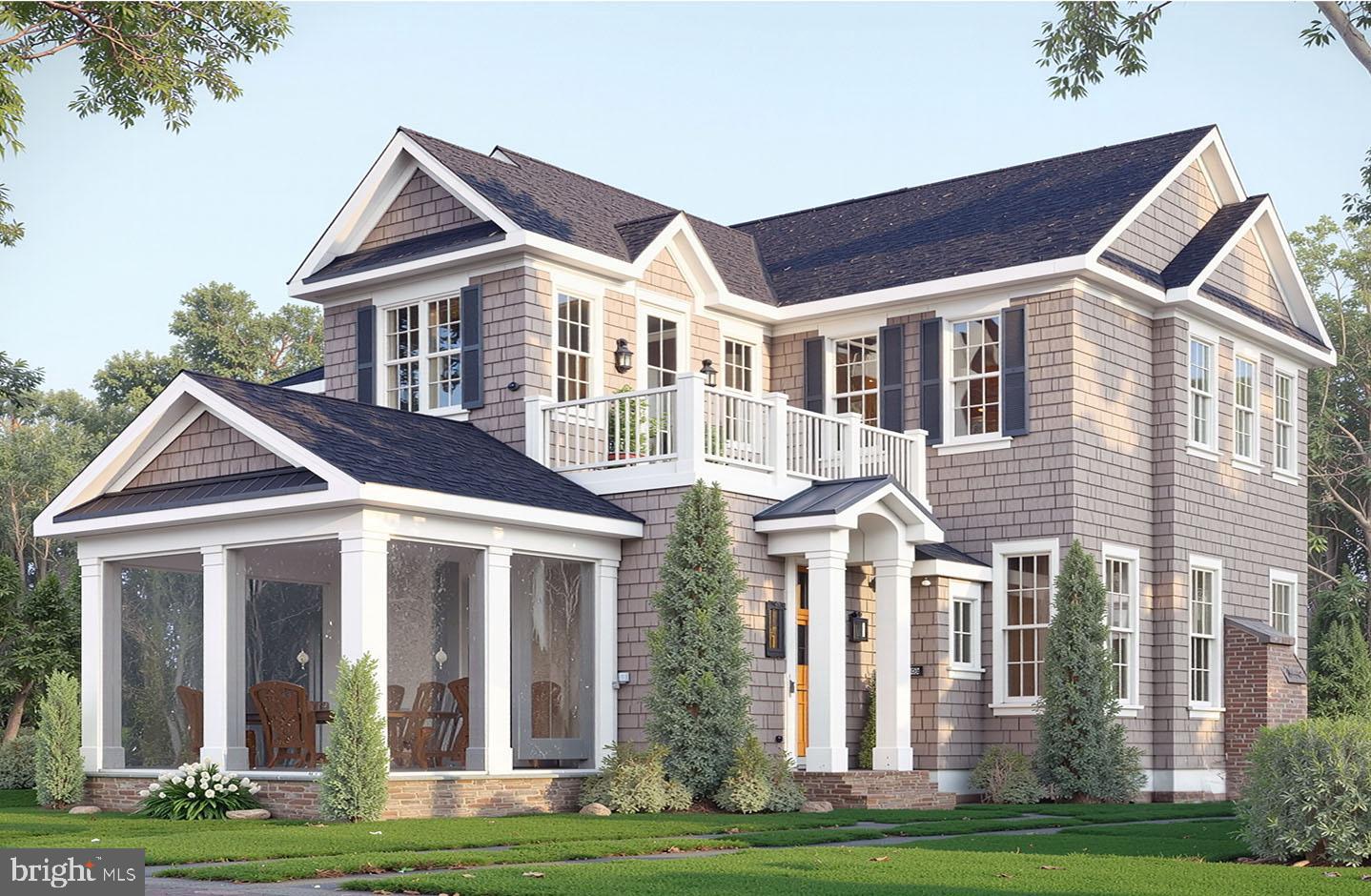 Introducing 505 King Charles Avenue, an exceptional new construction opportunity in the highly coveted South Rehoboth neighborhood, just steps from the Atlantic Ocean and moments from the boardwalk, restaurants, and attractions of downtown Rehoboth Beach. Situated just beyond the ocean block, this stunning 4-bedroom, 4.5-bath coastal residence offers the rare combination of new construction, an in-ground pool, and a premier beachside location. Designed to embody the timeless charm and architectural character that define Rehoboth Beach, the home showcases a sophisticated exterior featuring NuCedar shake siding, Andersen SDL windows, classic white trim, charming shutters, and a brick veneer foundation. Every detail has been thoughtfully selected to create a residence that feels both elegant and enduring. Inside, an open-concept floor plan is designed for effortless entertaining and comfortable coastal living. The gourmet kitchen serves as the centerpiece of the home, featuring premium Wolf and Sub-Zero appliances, custom cabinetry, a spacious center island, and a walk-in pantry. The first-floor primary suite offers a private retreat complete with a luxurious spa-inspired bath and generous walk-in closet. The second level features a welcoming loft area that provides additional gathering space and connects to three beautifully appointed guest suites, each with its own private bath, ensuring comfort and privacy for family and visitors alike. Outdoor living is elevated by a collection of exceptional spaces designed for relaxation and entertaining. A large screened front porch invites morning coffee and evening conversations, while the second-floor sun deck offers a private escape to enjoy coastal breezes. The beautifully designed in-ground pool creates a true resort-style setting, complemented by a storage shed for beach gear and bicycles. An oversized conditioned crawlspace provides valuable storage and mechanical space rarely found in homes this close to the ocean. Scheduled for completion in early 2027, this extraordinary property presents a rare opportunity to own a brand-new luxury home in one of Rehoboth Beach's most desirable and tightly held neighborhoods. Enjoy the perfect blend of location, craftsmanship, and coastal lifestyle at 505 King Charles Avenue.