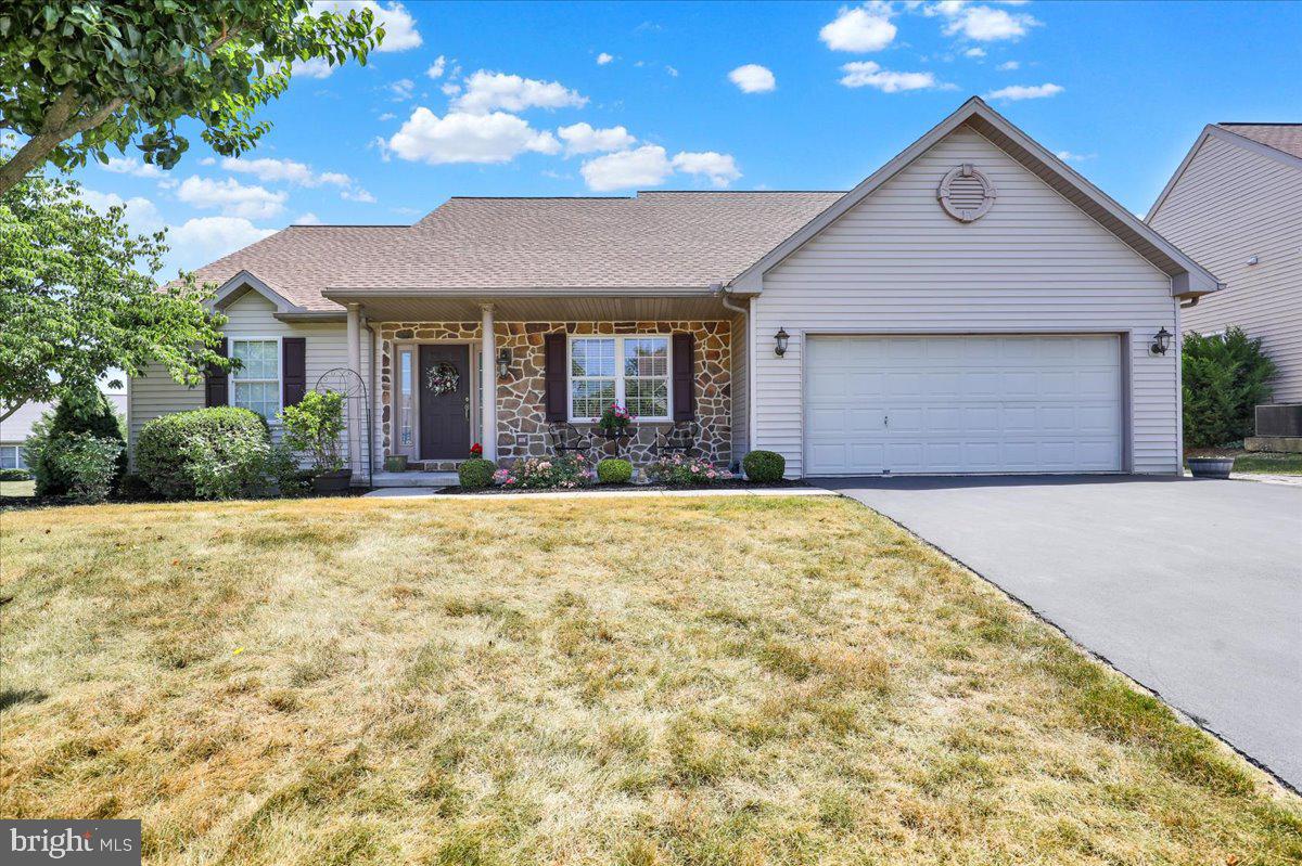 Peaceful Living in a Premier 55+ Neighborhood
Located in the desirable Lily Field  community, this one-of-a-kind Ranch-style home offers comfort and convenience throughout. It’s the only model like it in the community. The floor plan includes 3 bedrooms, 2 baths, full basement for added storage, a spacious living room, and a formal dining room.  the layout is ideal for everyday living. Beautiful Brazilian cherry hardwood, soft carpet, and tile flooring enhance each space. A gas fireplace and vaulted ceilings add warmth and openness. The kitchen boasts granite countertops, sunny breakfast nook and plenty of storage. The primary suite features a vaulted ceiling, double sinks, a walk in shower, and a generous walk in closet. Homeowner fee cover’s lawn care, snow removal, clubhouse access, and upkeep of common areas. Enjoy scenic walking paths, manicured landscaping, and a covered patio ideal for relaxing outdoors. Make this yours today!