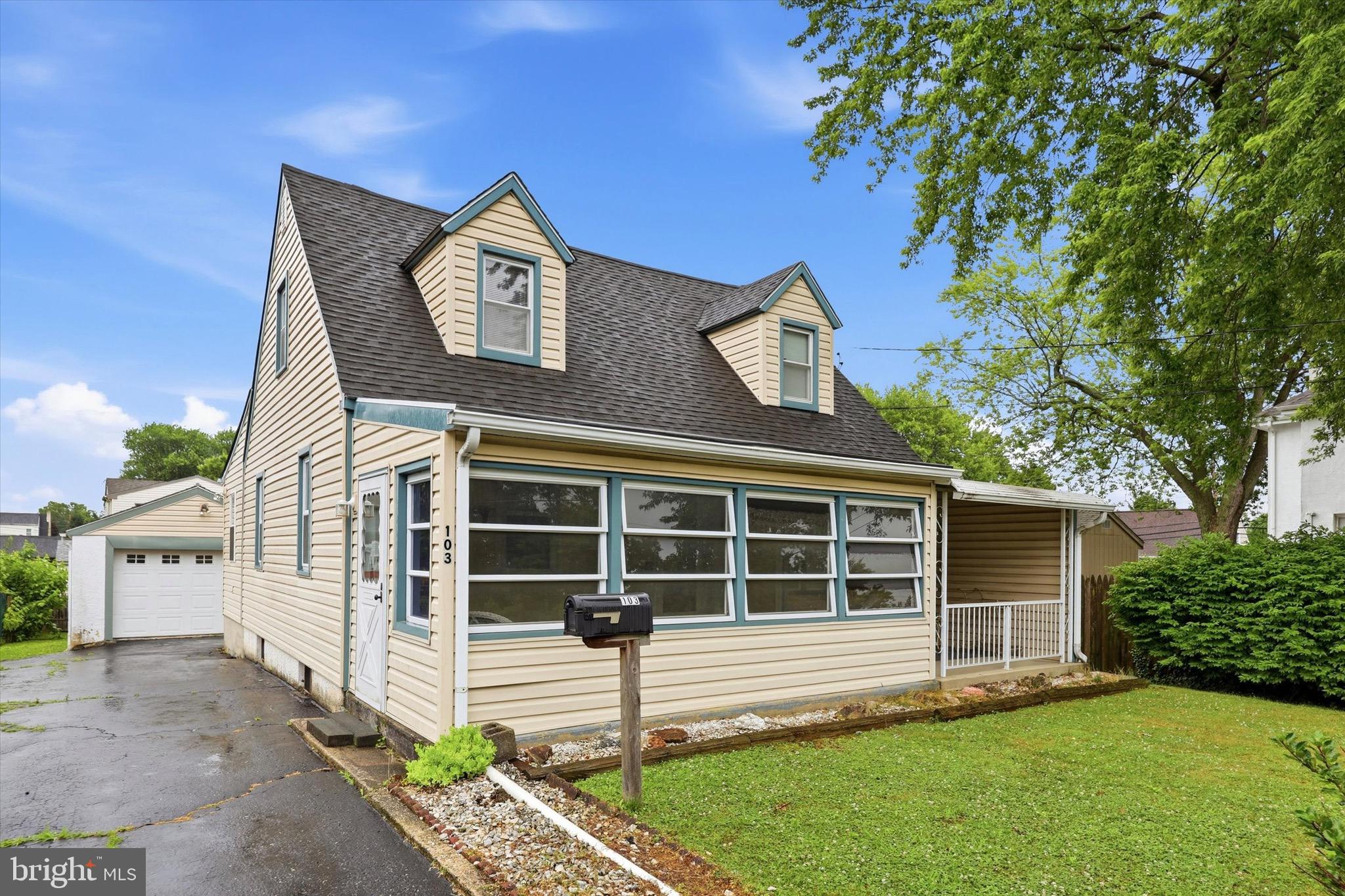 Welcome to 103 Wellington Road in Aston! This spacious home offers a flexible layout, plenty of living space, and is located in the desirable Penn-Delco School District.

Pull into the private driveway and enter through the enclosed front porch, a perfect spot to enjoy your morning coffee or unwind at the end of the day. Inside, you'll find a large dining room that flows into the kitchen and spacious living room featuring a cozy gas fireplace. Just off the living room are the laundry area, a convenient half bath, and access to the backyard.

The partially fenced backyard offers a private setting for relaxing, entertaining, or outdoor activities, and includes a detached garage for additional storage or parking.

The lower level provides incredible flexibility with a bedroom, full bathroom, and two additional rooms that can easily be used as a home office, playroom, workout space, hobby room, or guest area.

Upstairs, you'll find two additional bedrooms and a full bathroom. A charming front porch and central air conditioning add to the home's comfort and appeal.

The large basement offers storage and so much potential to be finished to cater to your needs. 

With 3 bedrooms, 2 full bathrooms, 1 half bathroom, a detached garage, private driveway, and a versatile floor plan, this home offers plenty of space to fit a variety of lifestyles. Conveniently located near shopping, dining, parks, and major roadways, 103 Wellington Road is ready to welcome its next owner.