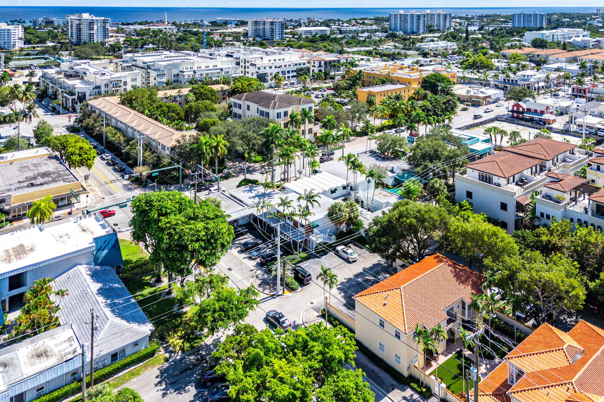 Fountain Square is a well-known downtown landmark in Delray Beach, located less than one block from Atlantic Avenue on Federal Highway. This highly sought-after office condominium, Unit 96, is one of only two offices on the second floor. The space features four spacious private offices, a conference room, kitchenette, and private bathroom. A large association-owned parking lot is located west of the building, with additional parking available on the north and west sides. The property is currently tenant-occupied; however, the landlord may terminate the lease with 90 days' notice. A floor plan and 3D Matterport virtual tour are available through the listing. Monthly condominium maintenance fee is $766.