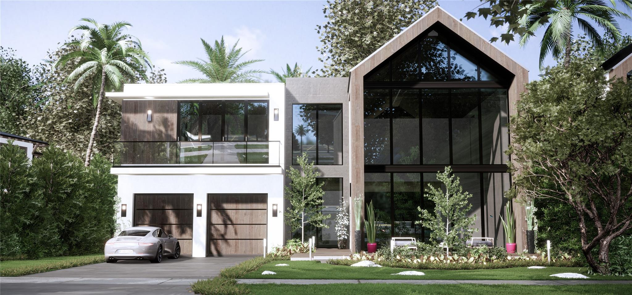 Coming 2026 - Stunning new construction in the heart of Fort Lauderdale! This modern two-story residence features sleek design, open-concept living, soaring ceilings, and premium finishes. Enjoy 4 bedrooms, each with private baths and walk-in closets, plus balconies and a chef's kitchen with high-end appliances. Spa-inspired bathrooms and floor-to-ceiling windows add to the luxury feel. A roofed lanai overlooks the private backyard with a pool, perfect for entertaining. Located near Las Olas, beaches, dining, and more. Pre-construction pricing and customization available. Images shown are pre-construction renderings.