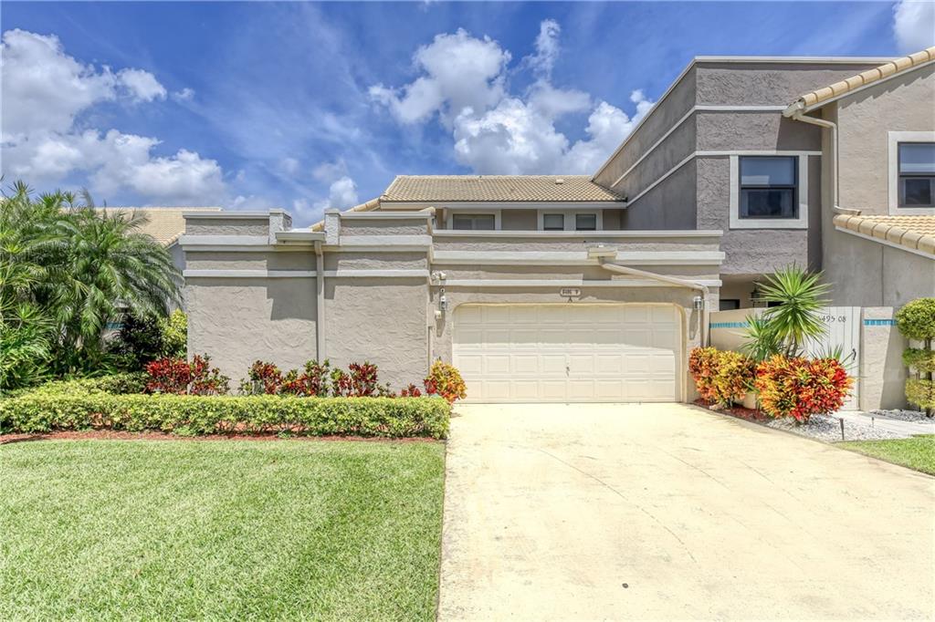 Rarey available, Lakefront, 3 bedroom, 2.5 bathroom, updated corner Townhouse, in the sought after gated Community of Monterey Lake. A Chef's dream kitchen with plenty of beautiful wood cabinets, pantry, granite countertops and newer SS appliances, and great counter space. Vaulted ceilings in the living and dining rooms, and access to the front patio, all add to the bright interior. The Master bedroom, located on the frist floor, boasts a huge walk-in closet, dual sinks and vanity, grand shower, with frameless glass enclosure, and a huge soaking tub. There are two Guest bedrooms, located on the second floor, that share a Jack and Jill bathroom. One bedroom, overlooks the lake and has access to the screened in deck. Conveniently located near Restaurants, Shopping, and Entertainment.