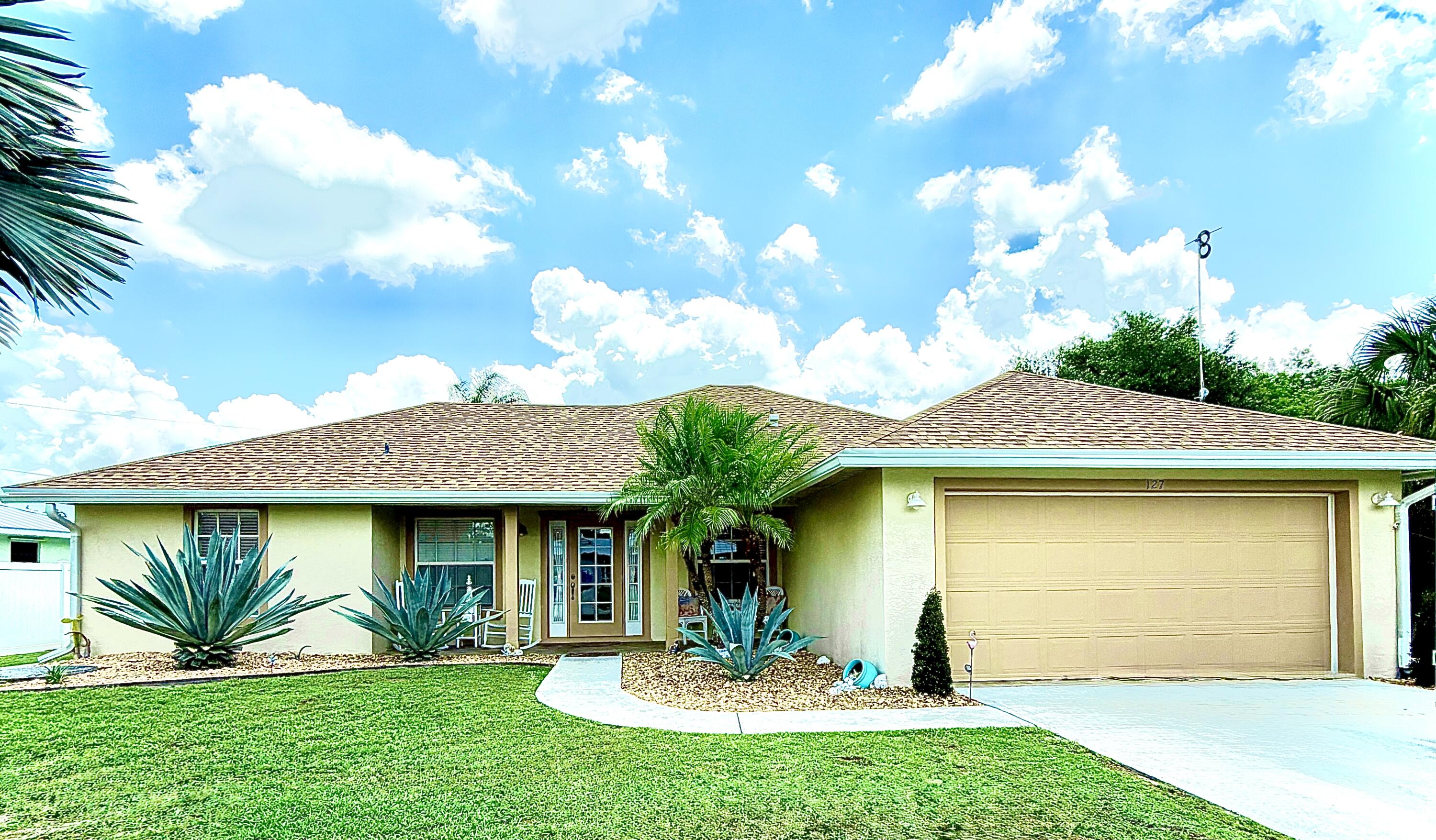 Beautiful 3BR,2 BA Rancher featuring vaulted ceilings, 2 master suites, screened & heated in-ground pool, spacious lanai, nice covered front porch & two car garage. #1 Master BR w/double walk-in closets, his & her safes & spacious BA. Versatile #2 Master BR complete with private LR featuring a slider to pool. Spacious kitchen w/quartz counter tops and pass-through to lanai. New high-end roof. New gutters, tile flooring & hot water heater. New updated A/C Coil. Fully fenced private back yard. Trendy custom coffee bar. Quality updates and many unique custom features. Floorplan and upgrades allow for an easy conversion to two separate units. Spare generator, pool child safety fence, robotic crawling pool cleaner, porch light timer, coffee bar fridge & fire pit table included in home sale.  Beautiful 3BR,2 BA Rancher featuring vaulted ceilings, 2 master suites, screened & heated in-ground pool, spacious lanai, nice covered front porch & two car garage. #1 Master BR w/double walk-in closets, his & her safes & spacious BA. Versatile #2 Master BR complete with private LR featuring a slider to pool. Spacious kitchen w/quartz counter tops and pass-through to lanai. New high-end roof. New gutters, tile flooring & hot water heater. New updated A/C Coil. Fully fenced private back yard. Trendy custom coffee bar. Quality updates and many unique custom features. Floorplan and upgrades allow for an easy conversion to two separate units. Spare generator, pool child safety fence, robotic crawling pool cleaner, porch light timer, coffee bar fridge & fire pit table included in home sale.