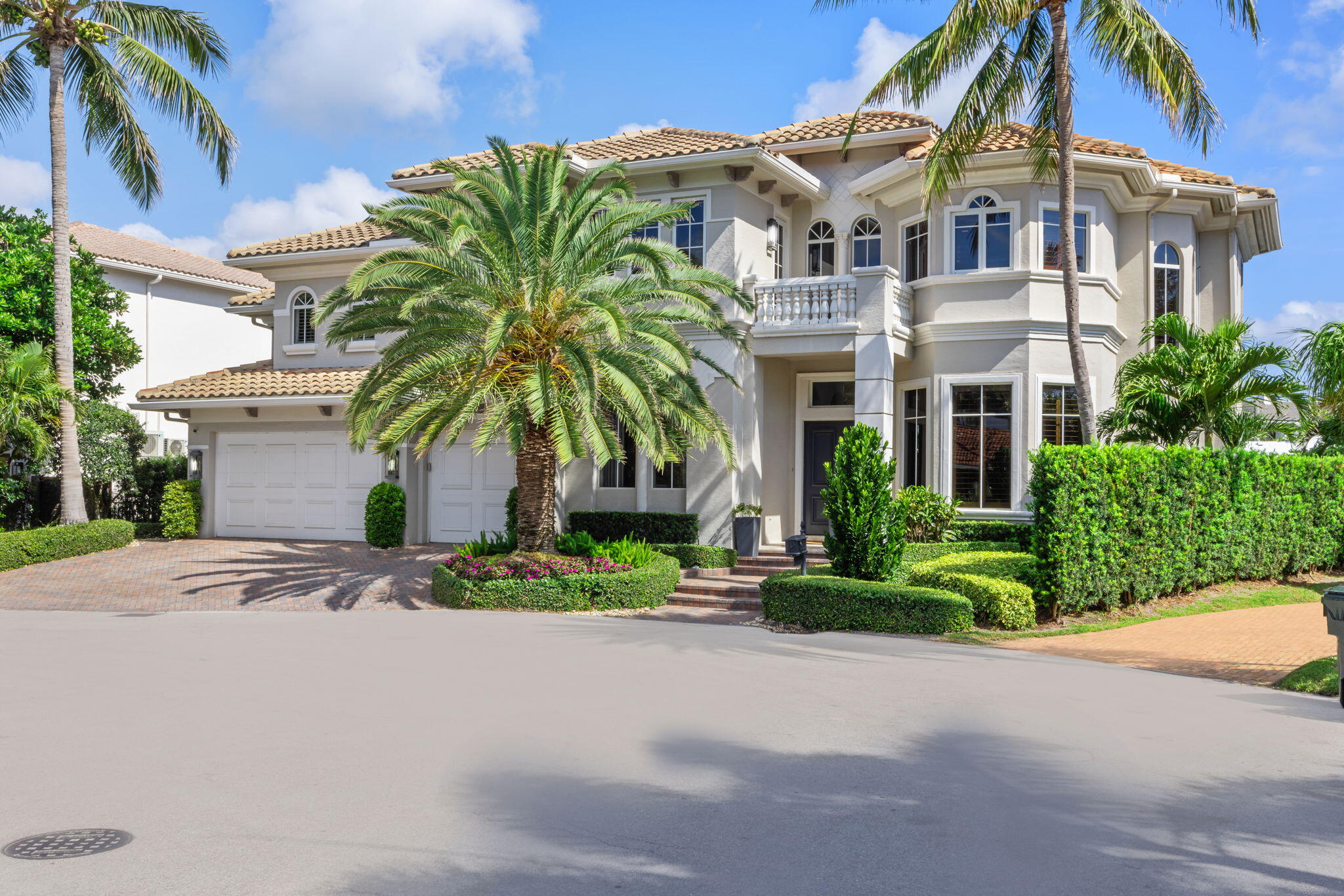 Welcome home! This move in ready property is perfectly situated just 10 minutes from downtown Boca, Delray, and the beach. With the intracoastal as your backyard, you can truly embrace the South Florida lifestyle without any HOA restrictions. This home is built with quality and craftsmanship in mind.  Showcasing 5 spacious ensuite bedrooms plus a 3 car garage with epoxy floors, an elevator, office, home gym, fireplace and more. Every detail has been meticulously maintained, ensuring that no feature is overlooked. There is plenty of space to host the whole family and entertain all of your neighbors. Don't miss out on the opportunity to live in this stunning property that offers the best of waterfront living in Boca Raton.