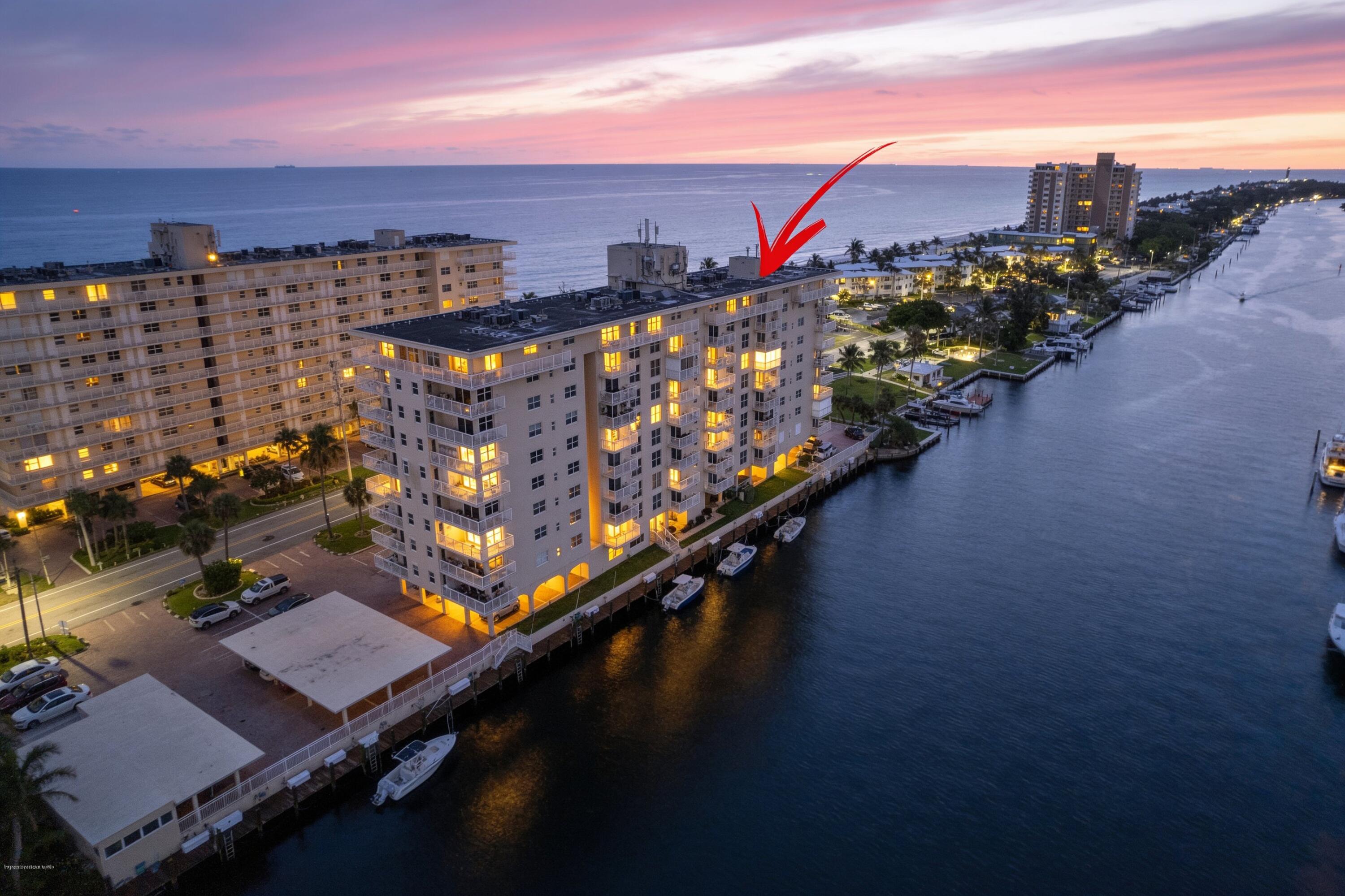 ABSOLUTELY GORGEOUS WATER FRONT CONDO | PRESTIGIOUS RESIDENCE OF HILLSBORO LE BARON | BREATHTAKING INTRACOASTAL & BEACH VIEWS | DIRECT BEACH ACCESS | Spacious Floor Plan | Abundance of Natural Light | Crown Molding | LED Lighting | Plantation Shutters | Eat-In Kitchen | Granite Counters | Custom Wood Cabinets | S/S Appliances | Breakfast Bar | Large Primary Suite | Huge Walk-In Closet | Ensuite | Covered Balcony | Hurricane Impact Windows & Doors | Covered Garage Parking | Laundry in Unit | Resort-Like Amenities, Beach Access, Heated Pool, Fitness Center Billiards, Shuffle Board & Picnic Area | Boat Docks Available by Request| Minute Fine Dining, Shops & Parks | WH 2018 | AC 2019 | Present All Offers!