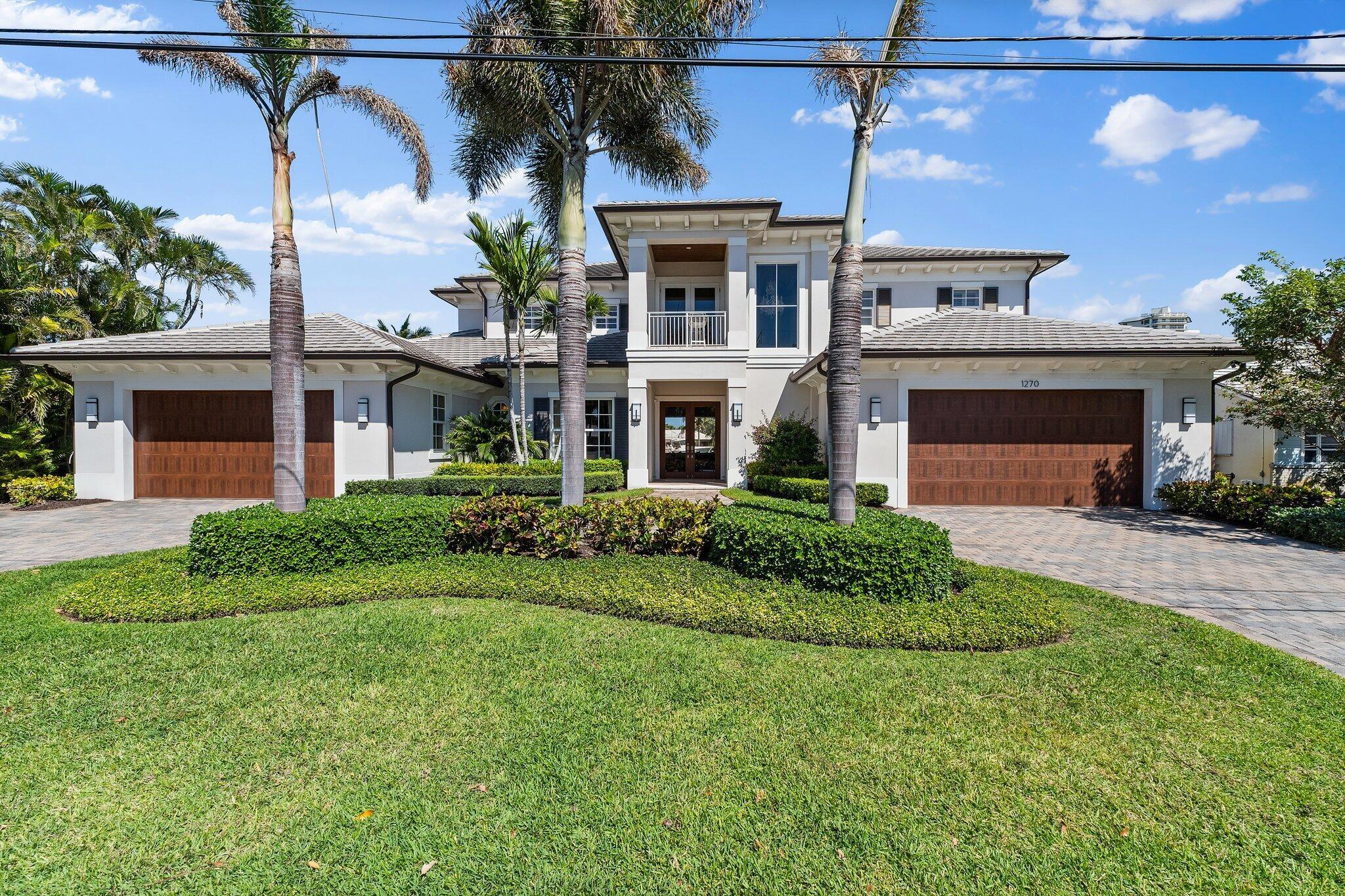Sophisticated Design Curated for Waterfront Island Living. Built meticulously in 2017 & upgraded with quality timeless features located on an rare 100' wide WF turning basin location, builtin Patio Ambient ceiling Heaters, ocean access no fixed bridges, located 338 yards from the Atlantic Oceans' white sand beach. Thoughtful sophistication of every detail in this unique home. 5 Br, Priv in-suite 6 Baths, Den/Office, Bonus 15'x15' Loft Flex area, 4-Car Garages, Marble & Wood Plank floors complement the sumptuous Great Room & oversized luxurious Viking appliance Kitchen. Impact Windows, roll down patio storm screens, Bright interiors span 5000 Liv SqFt, 7,157 Total space, Enjoy the privacy of the resort style pool & patio area, A extraordinary property for the most discriminating Buyers.
