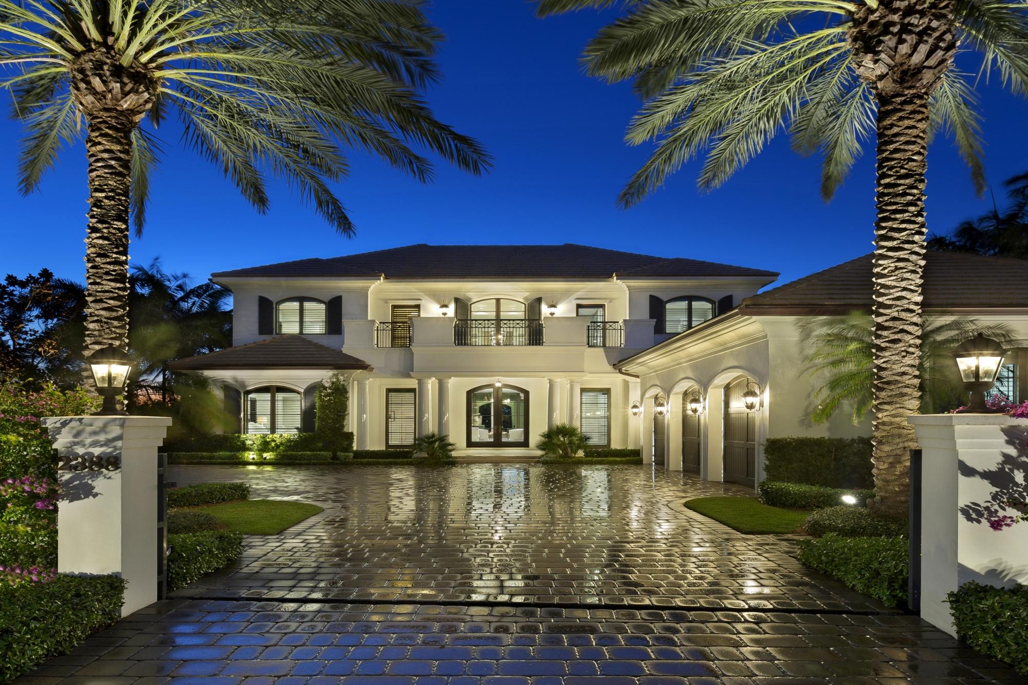 Gated Streamlined Georgian – inspired Intracoastal Estate site on 100 ± feet of water frontage in the Byrd Beach ''Estate Section'' of Highland Beach.

Masterfully built and designed by the prestigious team of J.H. Norman Construction, Leslie Maxwell Interiors and Brenner Architectural Group.

St. Barts meets The Hamptons – Stunningly appointed with a sleek modern design boasting wide plank hardwood flooring, window walls of glass and sophisticated finishes and technology throughout.  Deluxe Club Room with fabulous views.  Luxurious master suite features a separate siting room/lounge, spa like bath and waterfront balcony.  Resort- style pool/spa with sun-shelf, summer kitchen, lanai with motorized screens and fireplace.  

A short stroll to the ocean via deeded beach access. DISCLAIMER: The written and verbal information provided including but not limited to prices, measurements, square footages, lot sizes, calculations and statistics have been obtained and conveyed from third parties such as the applicable Multiple Listing Service, public records as well as other sources. All information including that produced by the Sellers or Listing Company are subject to errors, omissions or changes without notice and should be independently verified by any prospect for the purchase of a Property.  The Sellers and Listing Company expressly disclaim any warranty or representation regarding all information.  Prospective purchasers' use of this or any written and verbal information is acknowledgement of this disclaimer and that Prospects shall perform their own due diligence.  Prospective purchasers shall not rely on any written or verbal information provided when entering a contract for sale and purchase.  Some affiliations may not be applicable to certain geographic areas. If your property is currently listed, please do not consider this a solicitation. In the event a Buyer defaults, no commission will be paid to either Broker on the Deposits retained by the Seller.  "No Commissions Paid until Title Passes."  Copyright 2018 Listing Company. All Rights Reserved.