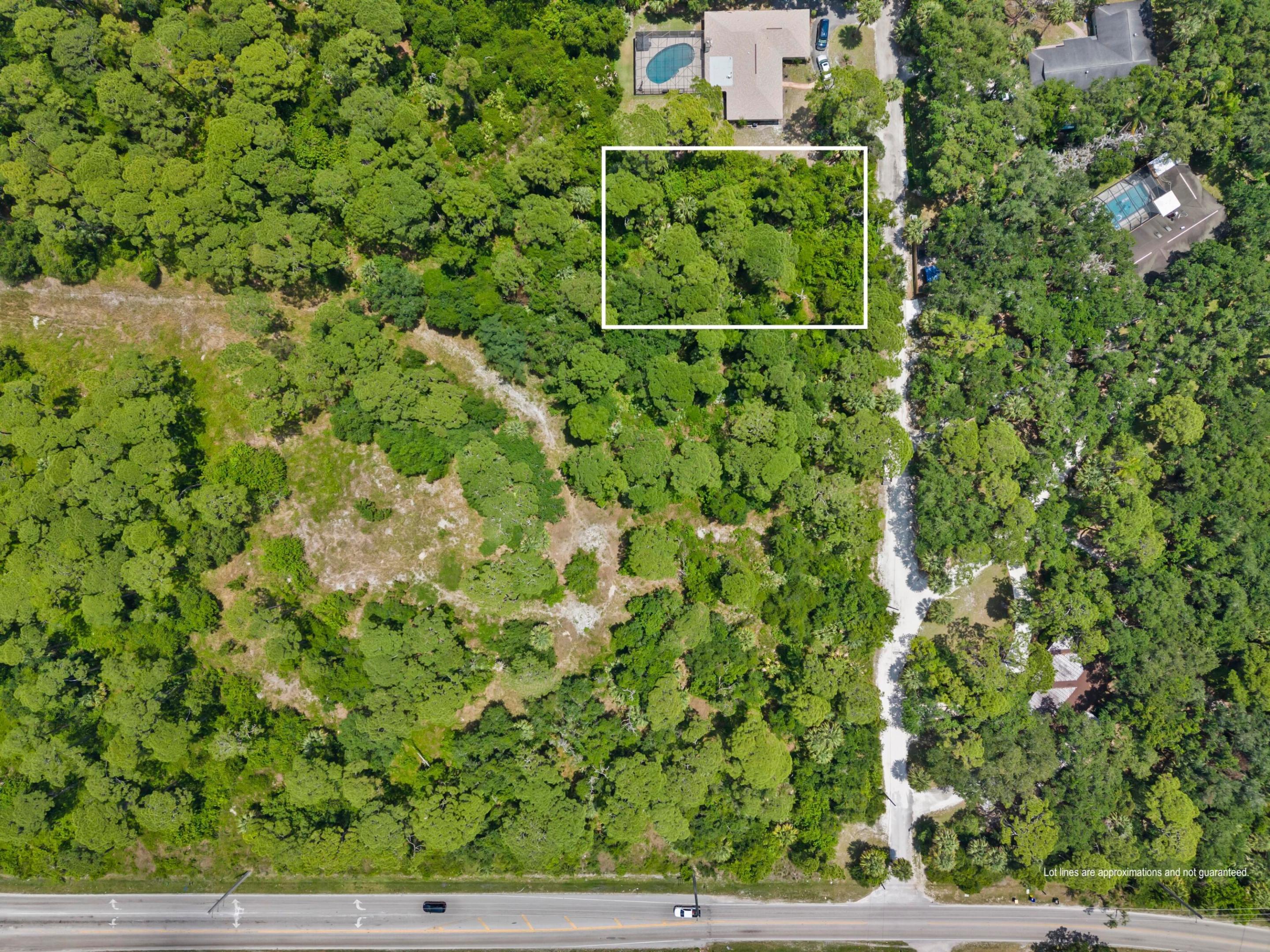 This prime .70 acre parcel is in an established neighborhood with mature oaks, pines, and palm trees. The property is ideally located near shopping, restaurants, and recreation and just minutes from I-95 and Turnpike entrance. The lot is large enough for a house, pool,  and storage building with the possibility of building an additional dwelling unit. George LeStrange Preserve is less than one mile away with Canoe access, fishing and hiking trails. No HOA fees or City taxes. Please call for a tour. Measurements are approximate and should be verified.