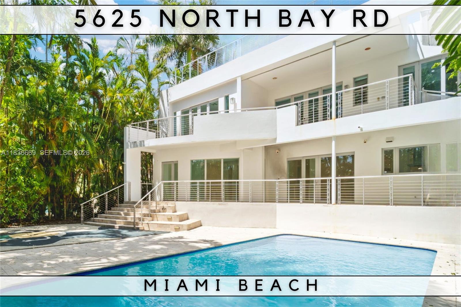 NORTH BAY ROAD | DESIGNER-READY RENOVATION OPPORTUNITYExceptional value for a modern residence extensively rebuilt and expanded in 2008 with permits, offering the scale, layout, and systems consistent with newer construction. Located on one of Miami Beach’s most prestigious corridors, this high-volume home features open-concept living, 10ft ceilings, and strong underlying infrastructure.The property is being offered as a renovation opportunity and will require updates to flooring, kitchen, bathrooms, and overall finishes, allowing a new owner to design and customize to their taste while leveraging the existing structural improvements. Key improvements include a newer roof (2022), elevated base construction, impact windows throughout, and updated core systems — allowing future enhancements to focus primarily on design and finishes rather than major structural work.Oversized pool and generous grounds provide excellent potential for outdoor living and entertaining. Ideal for end-users, developers, or investors seeking a strategic value-add opportunity with a clear path to repositioning within the upper tier of North Bay Road valuations.