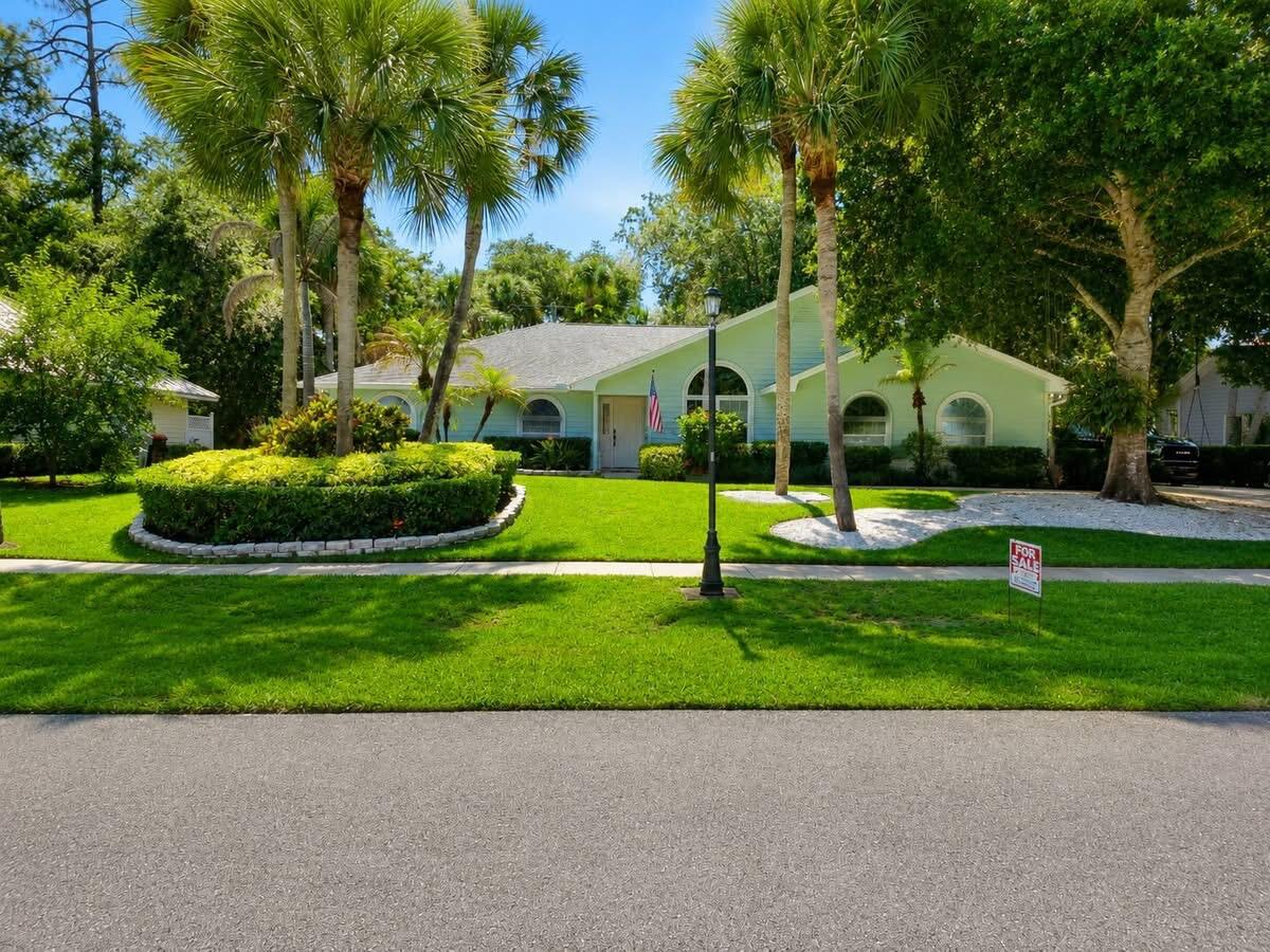 Discover this well-proportioned three-bedroom, two-bathroom single-family residence located in Hidden Oaks Subdivision in Vero Beach, FL. Offering 1,800 square feet of finished living space on one story, this home provides comfortable, functional layout across its open floor plan. The two-car garage offers convenient parking and storage solutions for your vehicles and belongings. This residence offers hurricane windows, newer roof, new plumbing and screened in pool/patio.  This house presents an excellent opportunity for those seeking practical, straightforward living in an established community setting.