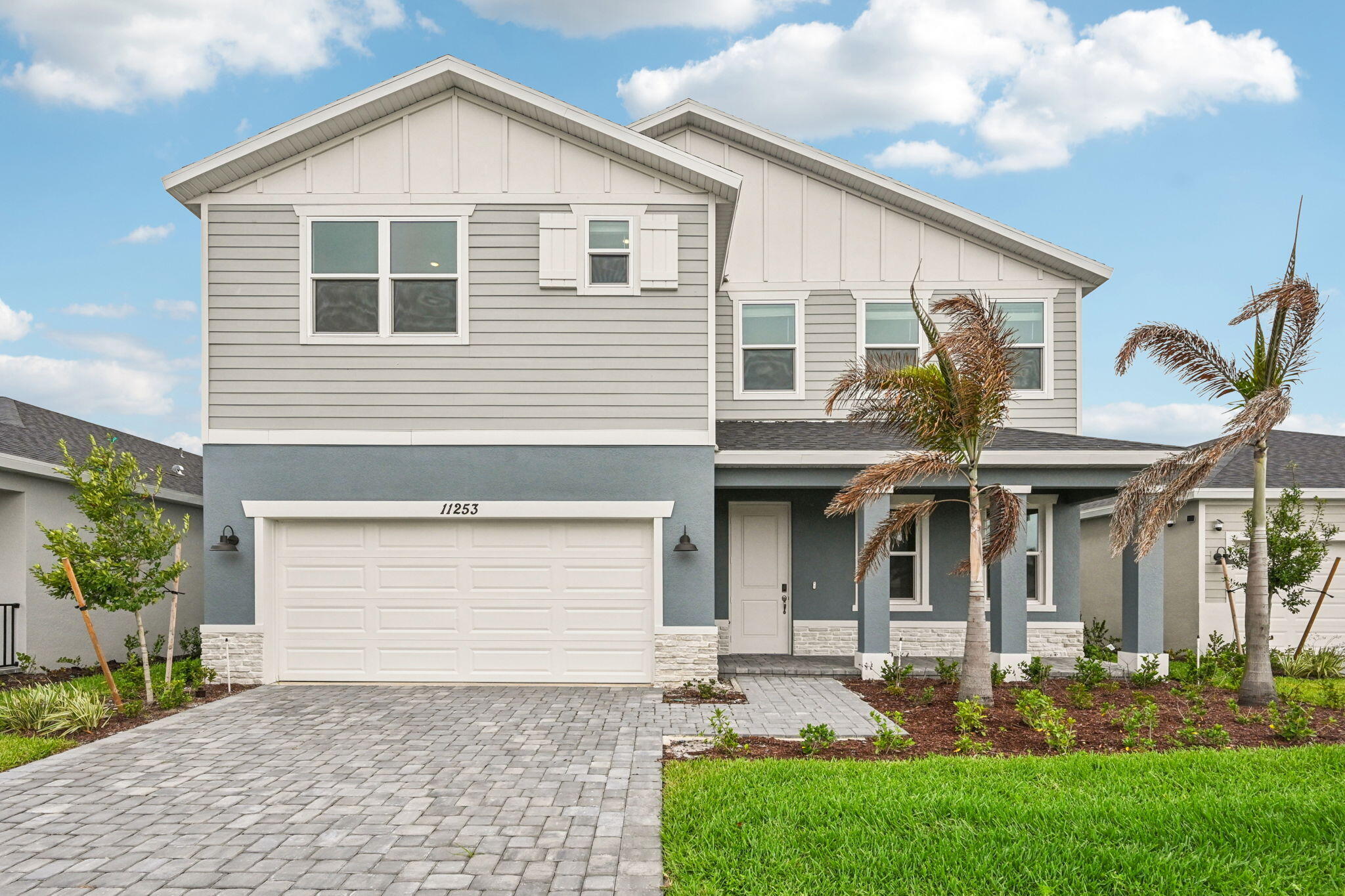 Brand new, energy-efficient home available NOW! The downstairs primary suite with tray ceilings ensures privacy in the back of the home. Configure the flex room off the foyer to fit your needs. The second-floor loft and game room provide plenty of space for entertaining. Explore new homes in Port St. Lucie, FL. Brystol at Wylder - Reserve Series offers single-family homes in the master-planned community of Wylder. This neighborhood features resort-style amenities, trails, and a large lakefront area. Each home is built with the innovative, energy-efficient features. Its location gives easy access to commuter routes as well as excellent schools and entertainment.  Each of our homes is built with innovative, energy-efficient features designed to help you enjoy more savings, better h