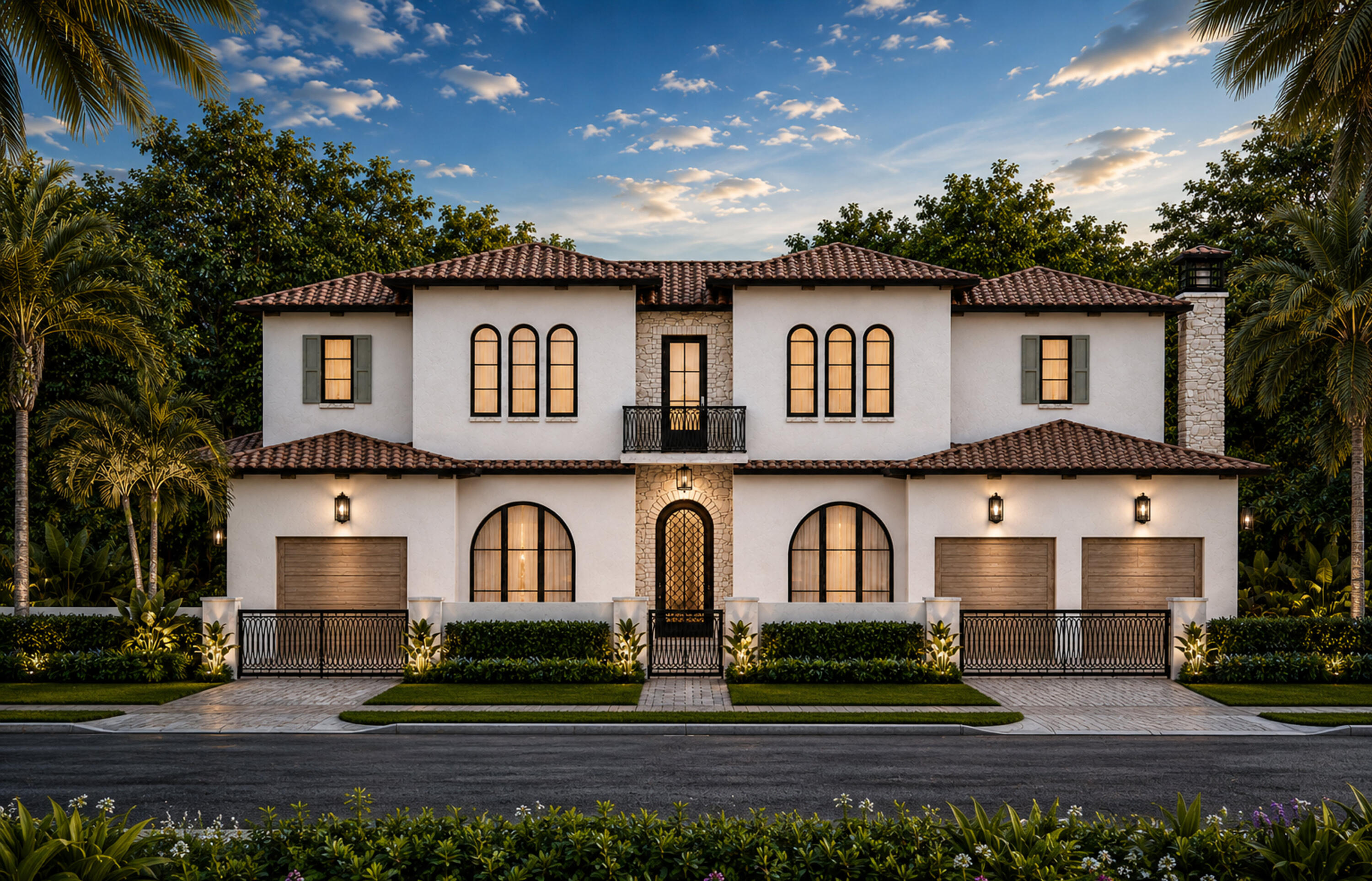 "New" Spanish Colonial-inspired residence sited on a premier corner lot in East Boca Raton 33432, crafted by Peakham Development, Affiniti Architects, and Saffron Interiors. A gated motor court sets the tone with a distinct Montecito flair, welcoming guests through a covered entry into a vestibule and expansive gallery framed by walls of glass that open to the sun-drenched pool beyond. The west wing showcases a gourmet island kitchen with Wolf, Sub-Zero, and Cove appliances, formal dining room, and dramatic vaulted great room with a gas fireplace. Across the gallery, a sophisticated Clubroom is flanked by a designated powder bath and a secondary powder bath. The east wing is entirely devoted to the Primary suite, offering dual spa-like baths and walk-in closets with direct pool access. The second level features a loft with two balconies, a VIP suite with covered balcony, two additional bedroom suites, and a laundry room. Outdoor entertaining is enjoyed at the south facing pool with a sunshelf finished in Sukabumi tile, cabana, and an expansive lanai with summer kitchen. Other amenities include a scullery with backup appliances, first and second floor laundry facilities, wine room, elevator, 3-bay garage with charger hookups, and wholehouse generator. Shown by appt only. DISCLAIMER: Information published or otherwise provided by the listing company and its representatives including but not limited to prices, measurements, square footages, lot sizes, calculations, statistics, and videos are deemed reliable but are not guaranteed and are subject to errors, omissions or changes without notice. All such information should be independently verified by any prospective purchaser or seller. Parties should perform their own due diligence to verify such information prior to a sale or listing. Listing company expressly disclaims any warranty or representation regarding such information. Prices published are either list price, sold price, and/or last asking price. The listing company participates in the Multiple Listing Service and IDX. The properties published as listed and sold are not necessarily exclusive to listing company and may be listed or have sold with other members of the Multiple Listing Service. Transactions where listing company represented both buyers and sellers are calculated as two sales. "No payments made until title passes" Some affiliations may not be applicable to certain geographic areas. If your property is currently listed with another broker, please disregard any solicitation for services. Information published or otherwise provided by seller, listing company or its representatives is deemed reliable but are not guaranteed and subject to errors, omissions, or changes without notice. Copyright 2026 by the listing company. All Rights Reserved.
