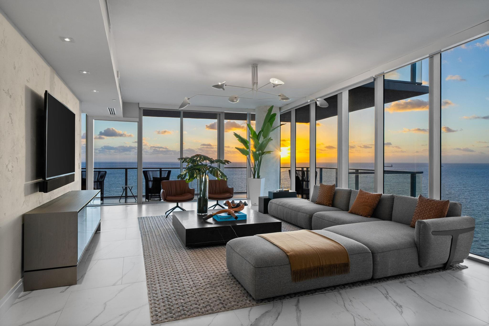 Discover unparalleled direct oceanfront luxury in this highly coveted 18th floor SE corner residence at Auberge Beach Residences. This unit offers a spectacular flow-through design showcasing breathtaking panoramic views of the Atlantic Ocean, downtown Fort Lauderdale skyline, and stunning sunsets. This exceptional residence boasts 4 beds, 4 baths, plus a versatile den. It features premium upgrades, including motorized blinds throughout, upgraded interior doors, & custom finished closets. Enjoy seamless indoor/outdoor living with expansive terraces right on the sand. A true resort lifestyle awaits with Auberge's world-class amenities: Del Mar Restaurant, a state-of-the-art fitness center, Evara spa, and a pool/beach attendant service. Schedule your private viewing of S1801 today!